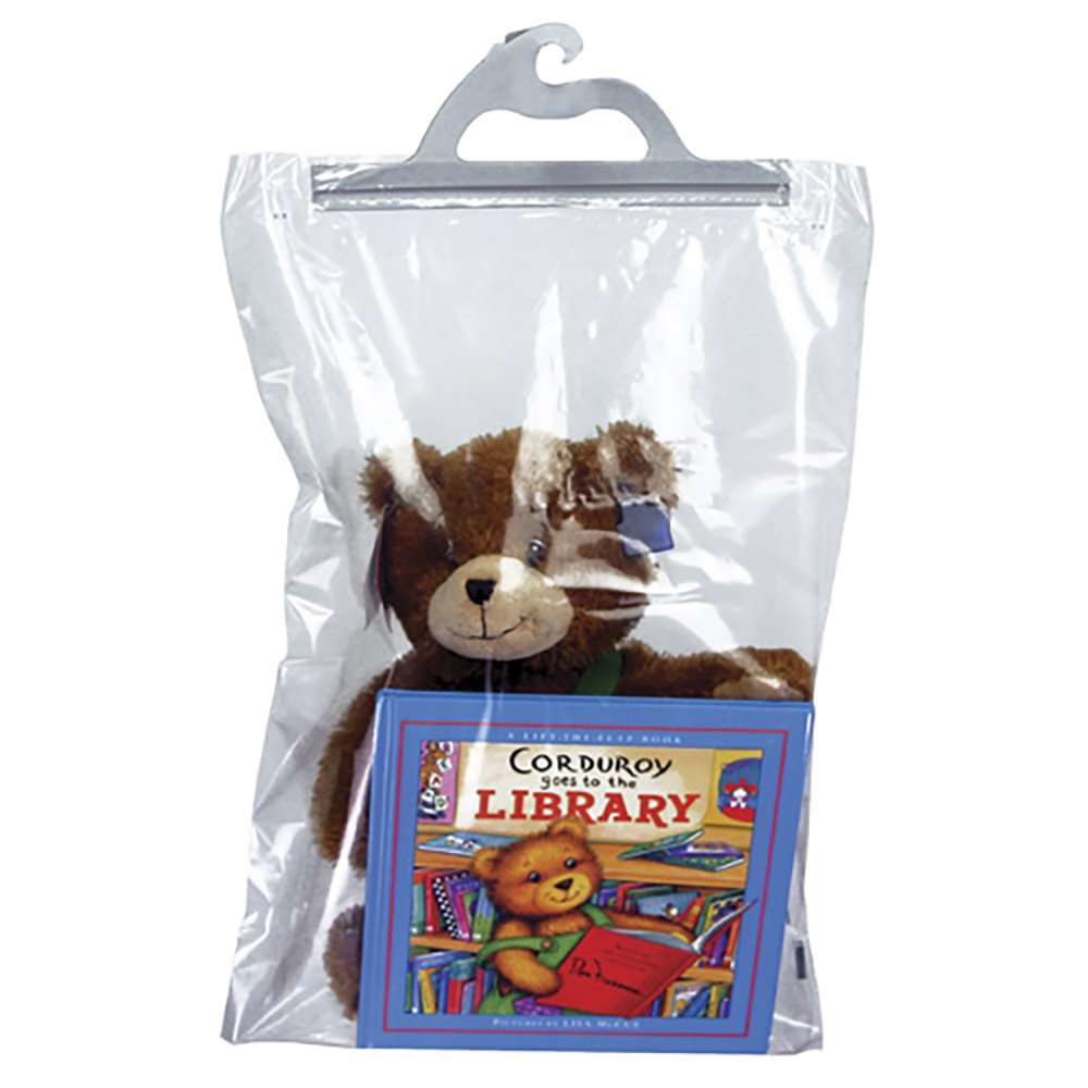 Monaco 10-Pack Clear Plastic Hanging Storage Bags 14x21 Inches - Perfect for Classroom Organization, Library Supplies & Pharmacy Storage