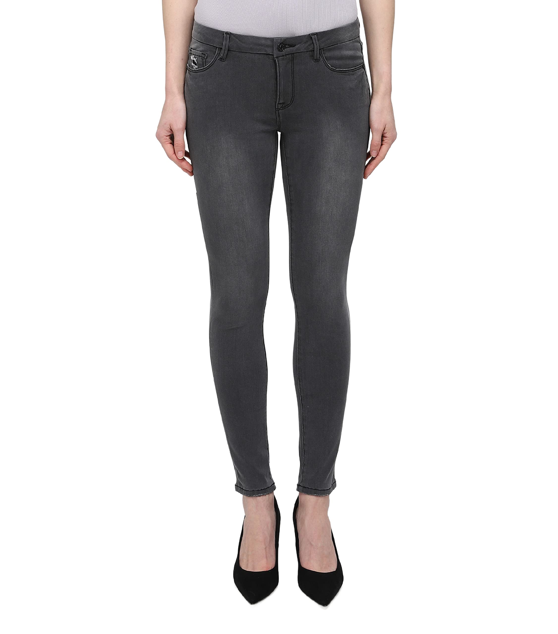 Best Women's Skinny Jeans - Mid-Rise Stretch Denim Pants for a Comfortable & Flattering Fit | Perfect for Casual Wear, Office & Night Out