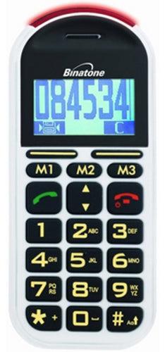 Binatone BB200 Big Button Senior Phone - SIM Free, Easy-to-Use Mobile for Elderly with Loud Sound & Emergency SOS - Perfect for Home, Nursing Care, and Independent Living