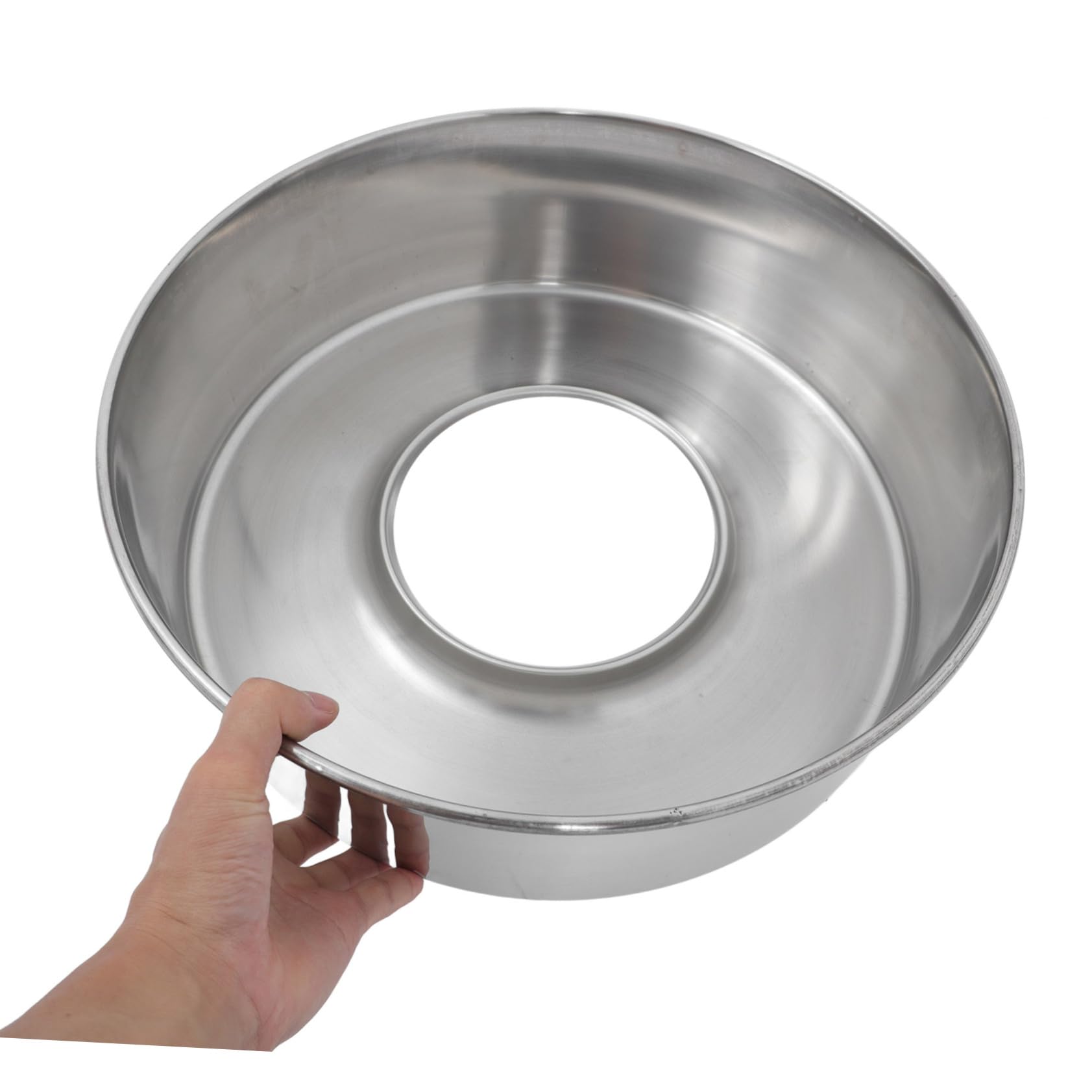 PRETYZOOM 38cm Stainless Steel Cotton Candy Machine Bowl - Replacement Basin for Candy Floss Maker, Commercial & Home Use - Perfect for Parties, Carnivals, and Dessert Shops