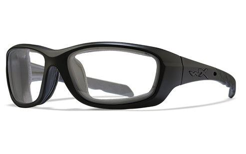 Matte Black-Clear Lens