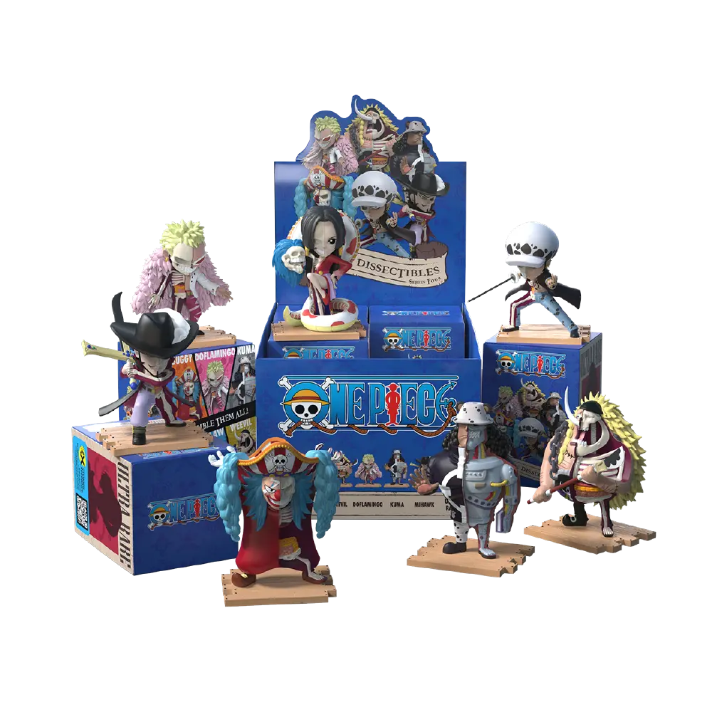 Freeny's Hidden Dissectibles One Piece Warlords Edition - Anime Collectible Figures for Display & Gifts