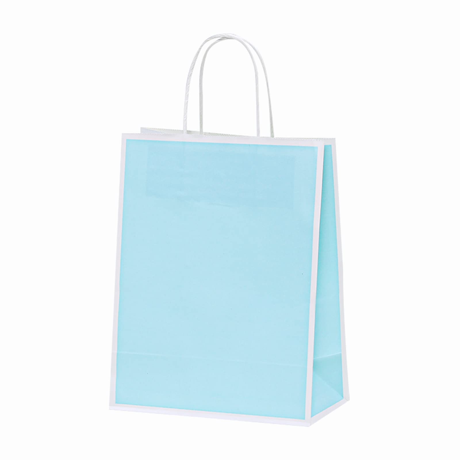 100 Pcs Kraft Paper Gift Bags with Handles - 10x5x13 Inches (26x12x33cm) - Eco-Friendly Retail Packaging, Grocery, Lunch, Fruit, Kids Party & Holiday Gift Bags for Arts, Crafts & Festive Events