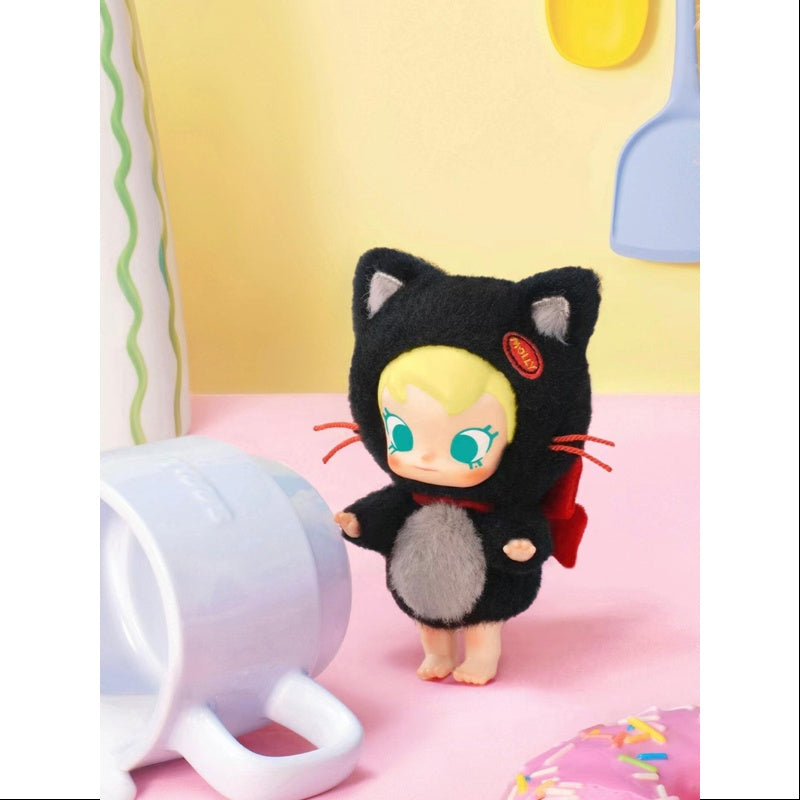 Baby Molly Pocket Friends Series Vinyl Plush Pendant - Secret 'Don't Mess With Me' Collectible (1/72) | Cute Keychain for Backpacks, Gift for Kids & Kawaii Lovers