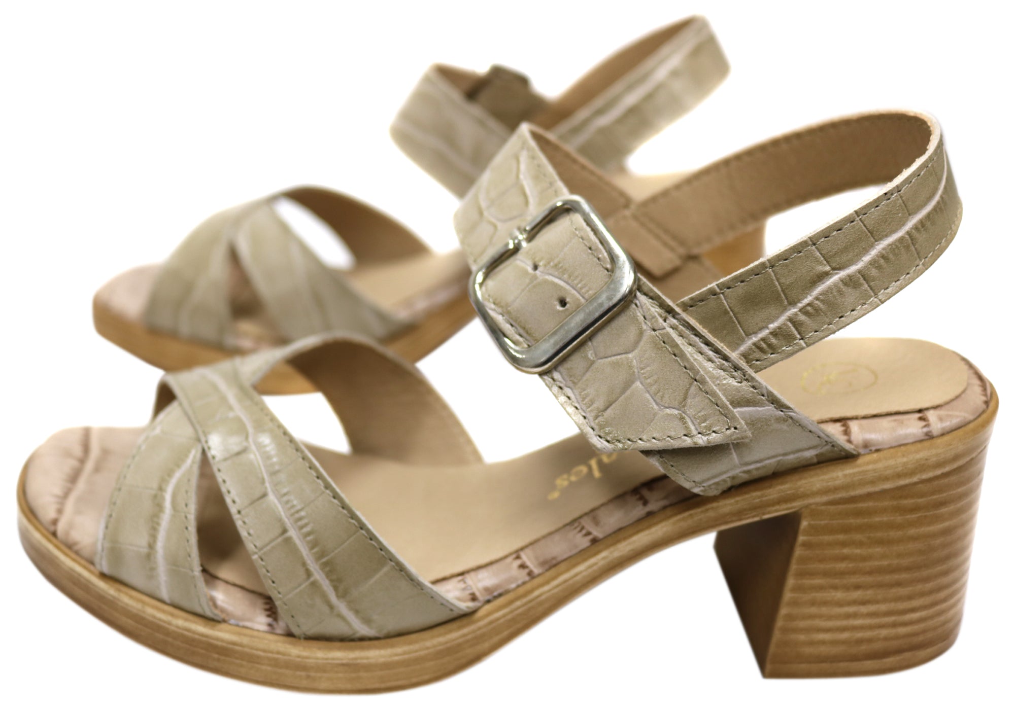 Lola Canales Women's Comfort Leather Sandals with Rose Design - Handmade in Spain - Perfect for Summer Outings, Beach Vacations & Casual Wear
