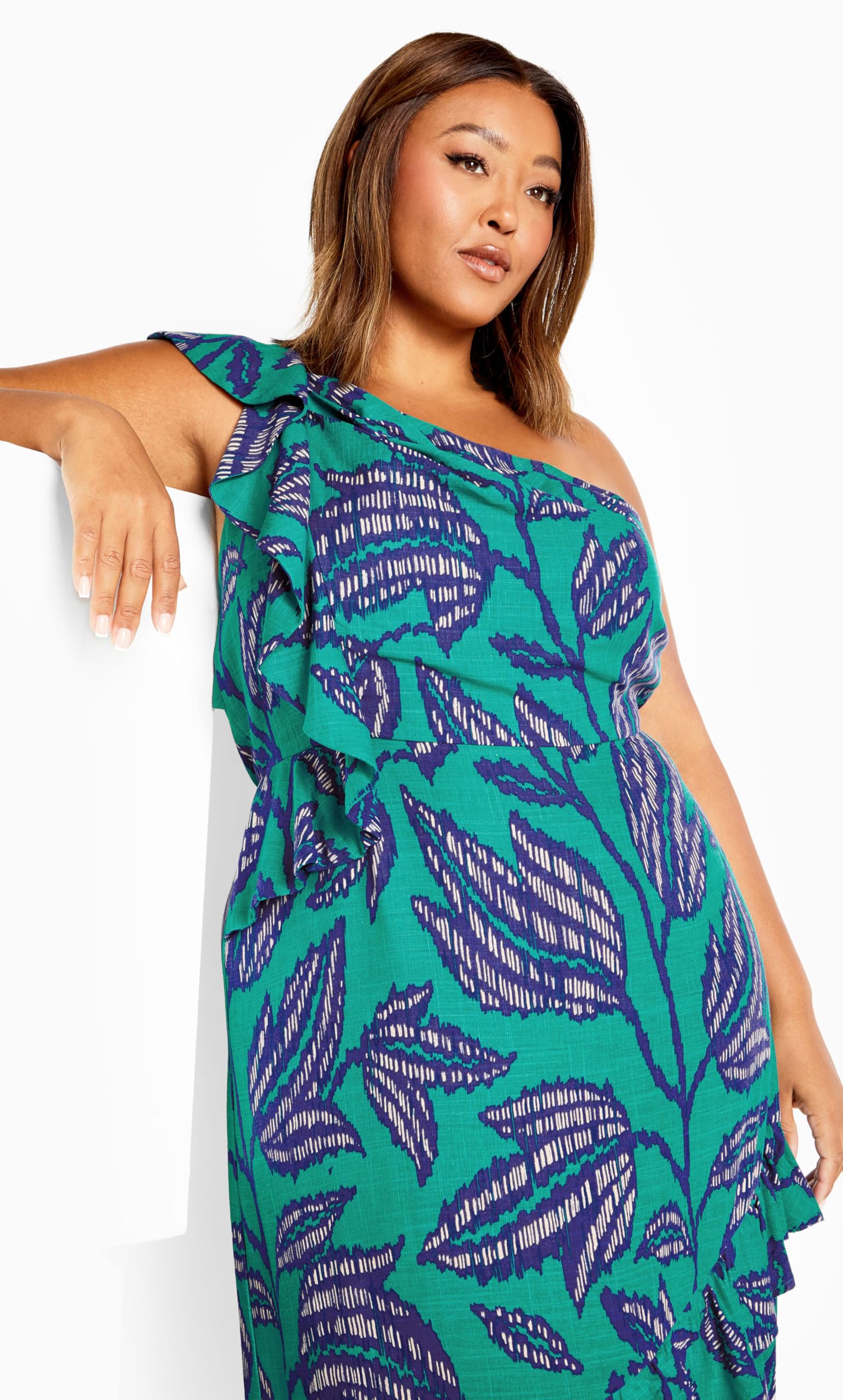 Stylish Women's Escapism Print Dress - Flowy Summer Casual Dress for Beach, Vacation & Date Night | Trendy Floral Maxi Dress for Women