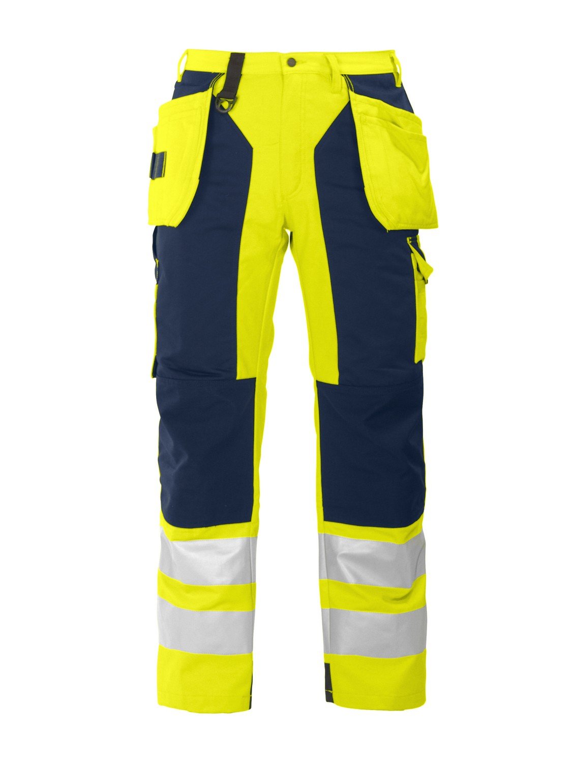 High Visibility Men's Work Pants - Reflective Safety Pants for Construction, Road Work & Night Running - ANSI Certified for Outdoor Jobs & Emergency Situations