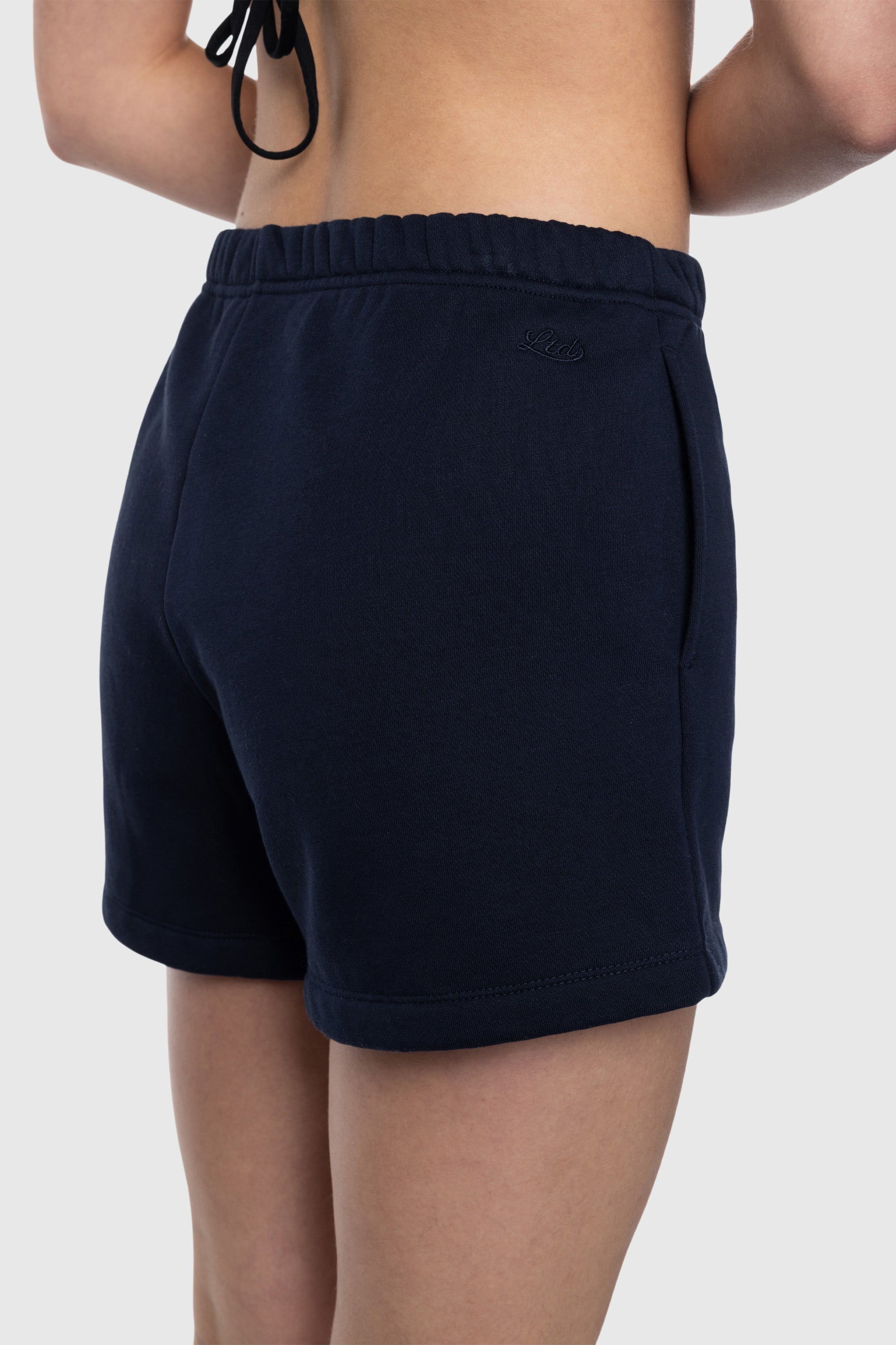 Men's Navy Blue Sweat Shorts - Comfortable Casual Workout & Lounge Shorts for Running, Gym, and Relaxing at Home