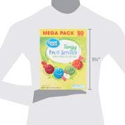 Great Value Tangy Fruit Smiles Gummy Candy, 45 Oz (Pack of 2) - Bulk Sweet Treats for Parties, Snacks & Family Movie Nights