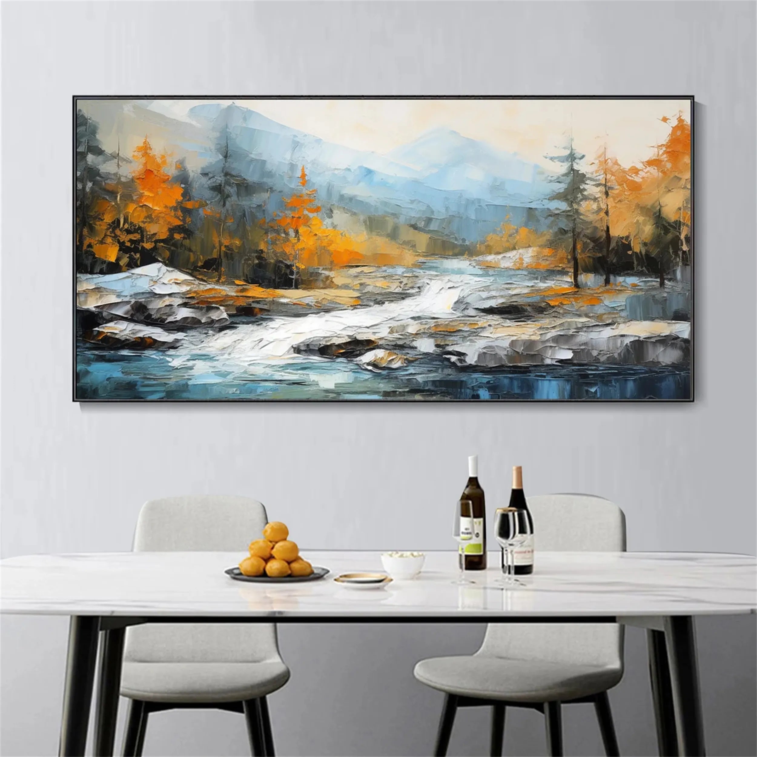 Beautiful Flower and Tree Painting #FT058 - Perfect for Home Decor, Wall Art, and Office Interior Design