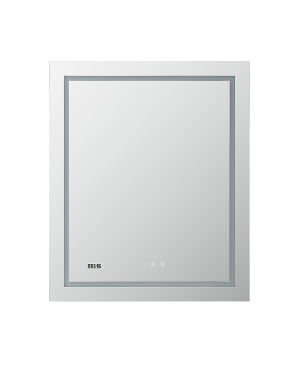 Aquadom Daytona 24x30 LED Lighted Bathroom Mirror with Anti-Fog - Modern Vanity Mirror for Makeup & Shaving - Perfect for Bathrooms, Bedrooms & Dressing Rooms