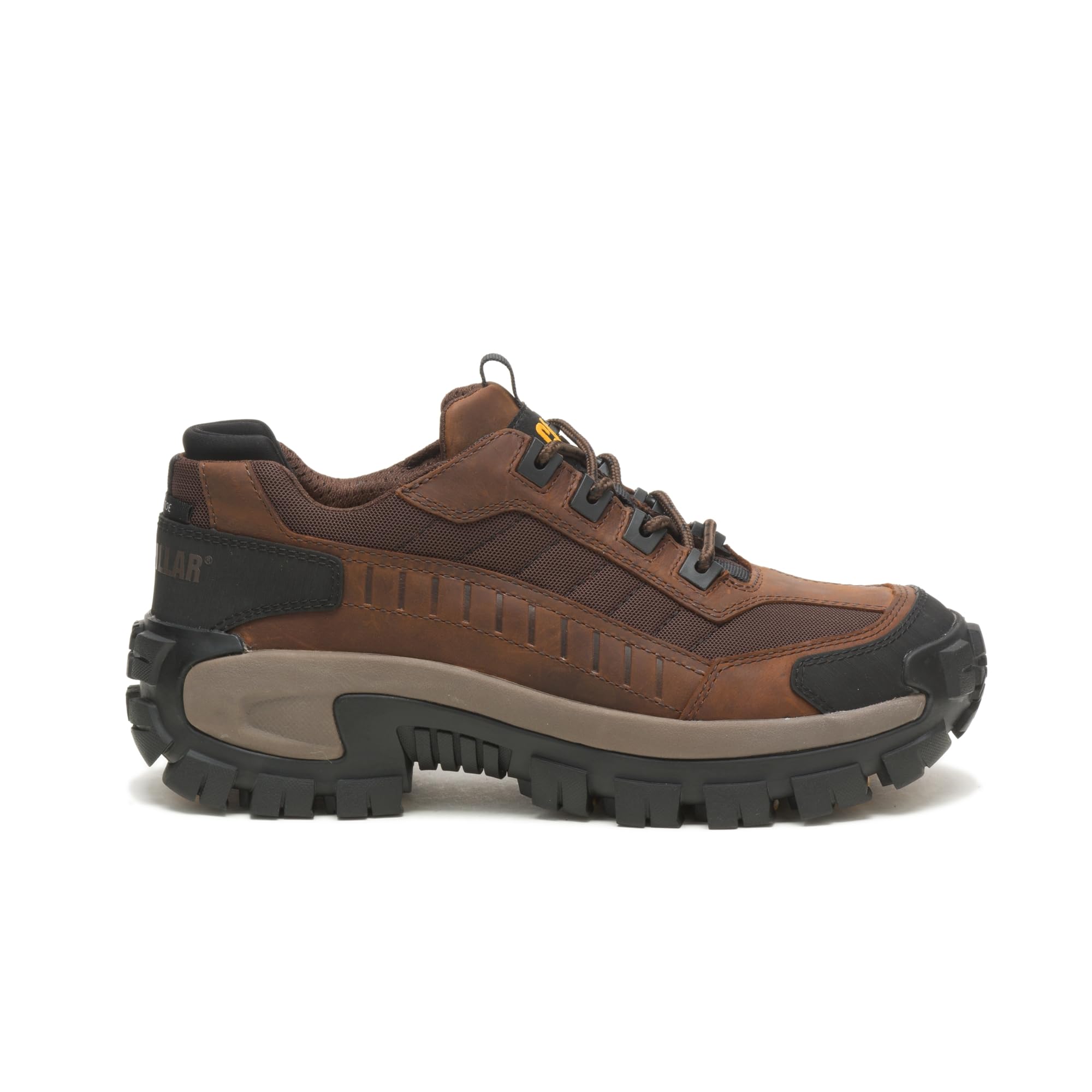 CAT Footwear Men's Invader Steel Toe Work Boots - Durable Safety Shoes for Construction, Warehouse & Industrial Work | Slip & Oil Resistant Work Boots for Men