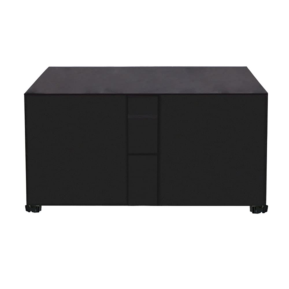 Waterproof 420D Oxford Patio Furniture Covers - 315x180x74cm Outdoor Table & Chair Set Covers, UV Protection, Rain Dust Windproof - Perfect for Garden, Deck, Backyard, and Poolside Furniture Protection (Black)