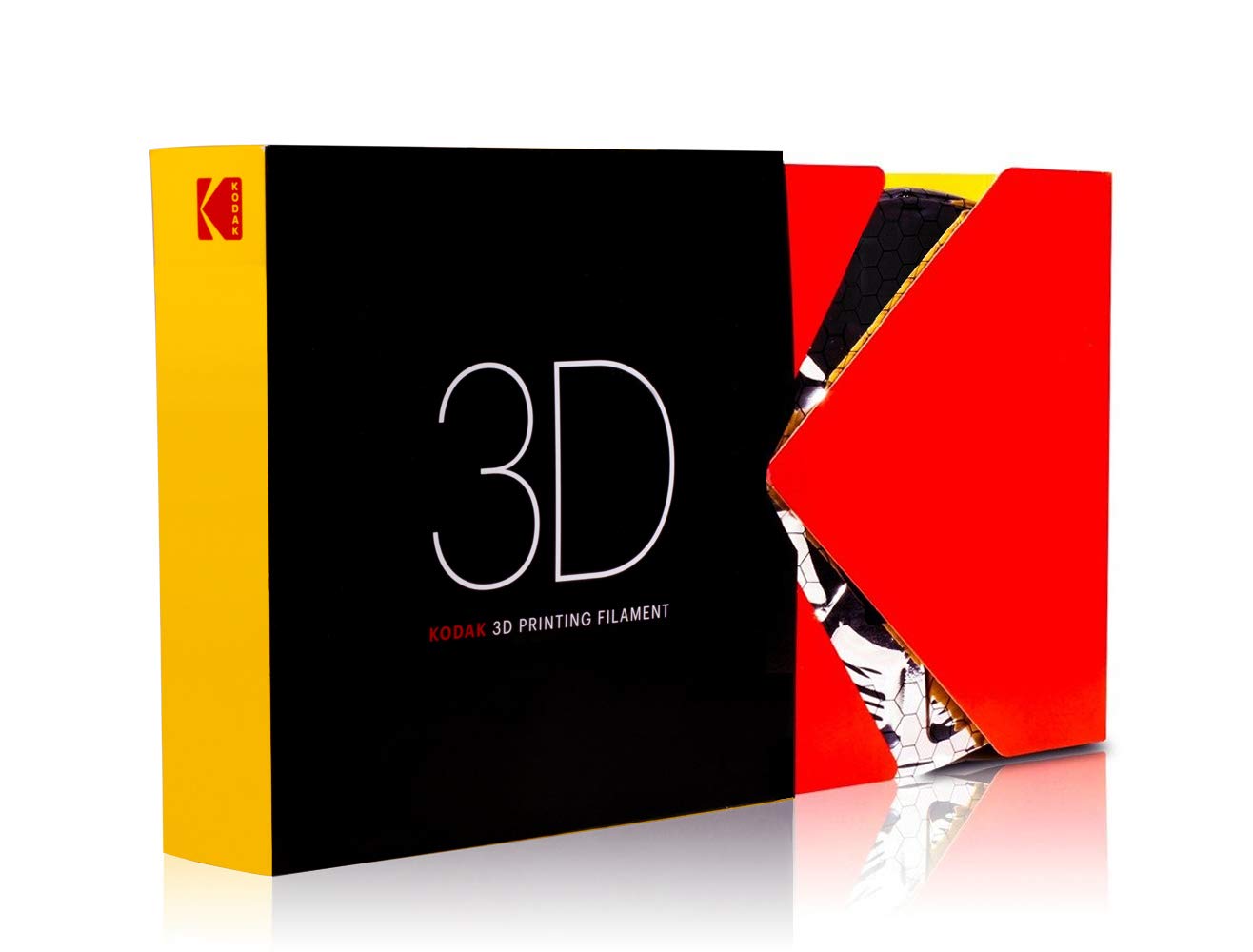 Premium KODAK FLEX 98 Flexible TPU 3D Printer Filament - 750g (1.6lbs) Spool, 2.85mm, +/-0.03mm Accuracy, Vibrant Red - Moisture-Resistant for FDM Printers - Vacuum Sealed in Aluminum Ziploc Bag - Ideal for Cosplay, Phone Cases & Flexible Prototypes