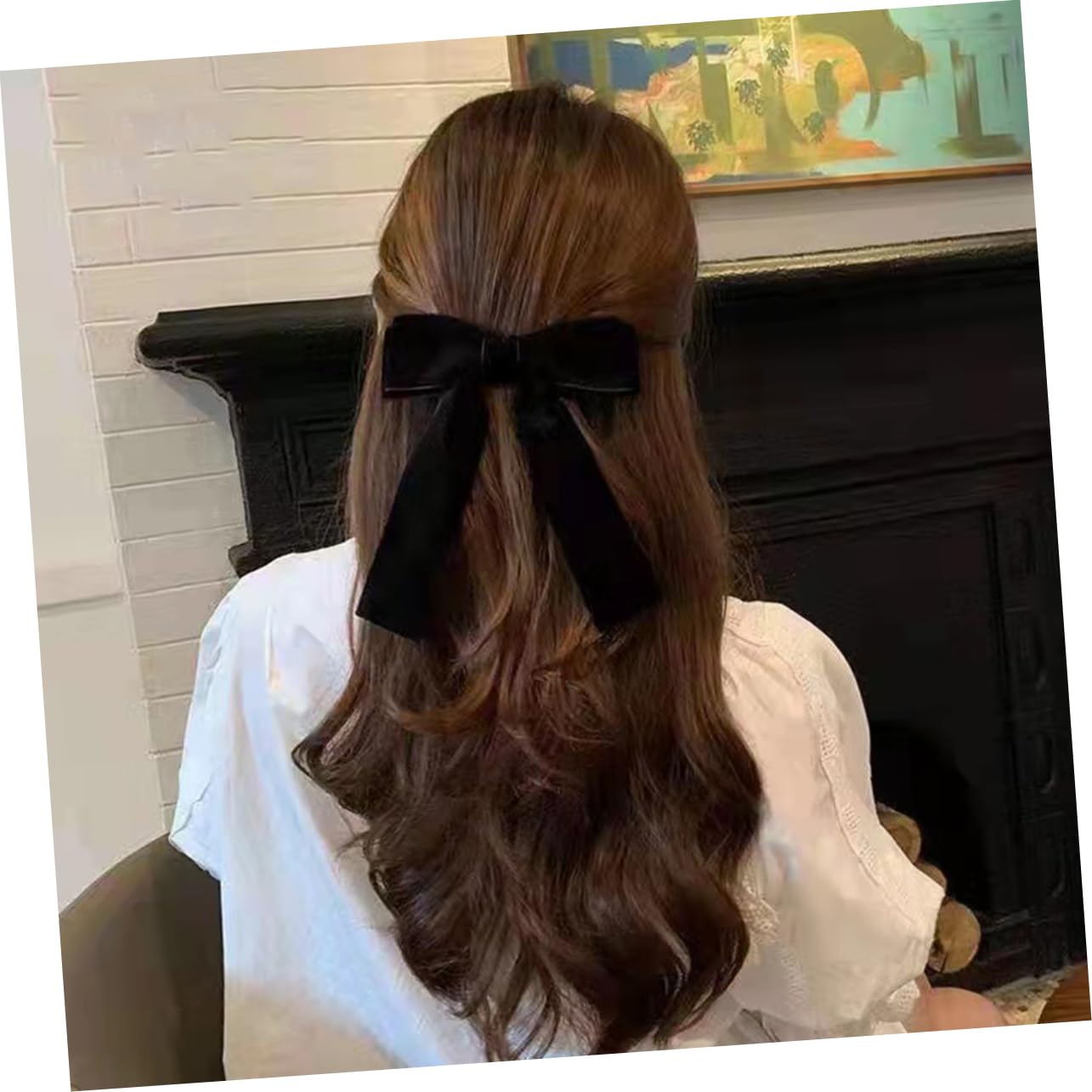 Elegant Bow Hair Ties & Clips for Women - 2pcs Spiral Tassel Hair Accessories for Bridal, Party & Everyday Style | Perfect for Weddings, Prom & Special Occasions