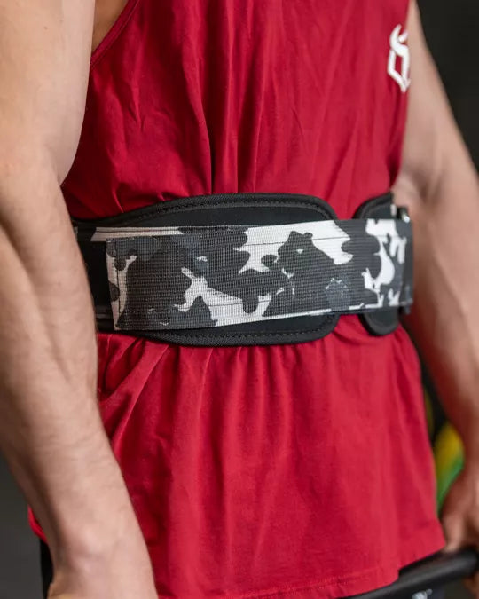 4.5 Inch Heavy Duty Nylon Lifting Belt - Durable Support for Weightlifting, Construction & Industrial Work