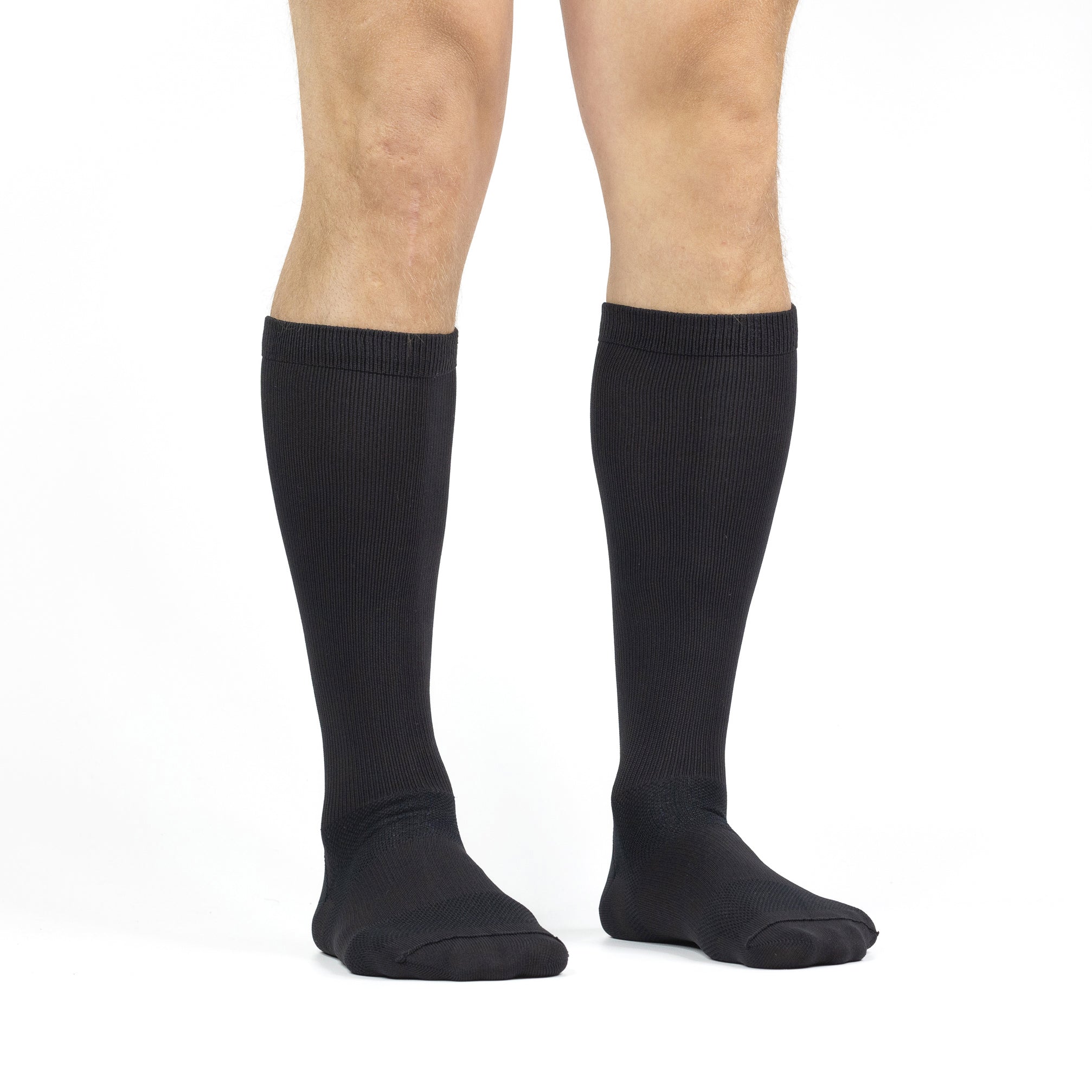 Men's Diabetic Socks for Circulation & Fatigue Relief - Ultra Lightweight Over-the-Calf Compression Socks - Ideal for Work, Travel & Daily Comfort