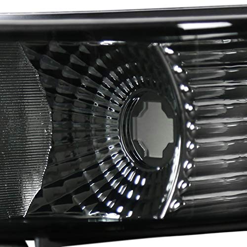 Autozensation Smoke Tinted Headlights & Bumper Lights Compatible with Ford F150 F250 F350 1992-1996 & Bronco - Left+Right Pair Assembly - Upgrade Your Truck's Style for Night Driving & Off-Road Adventures