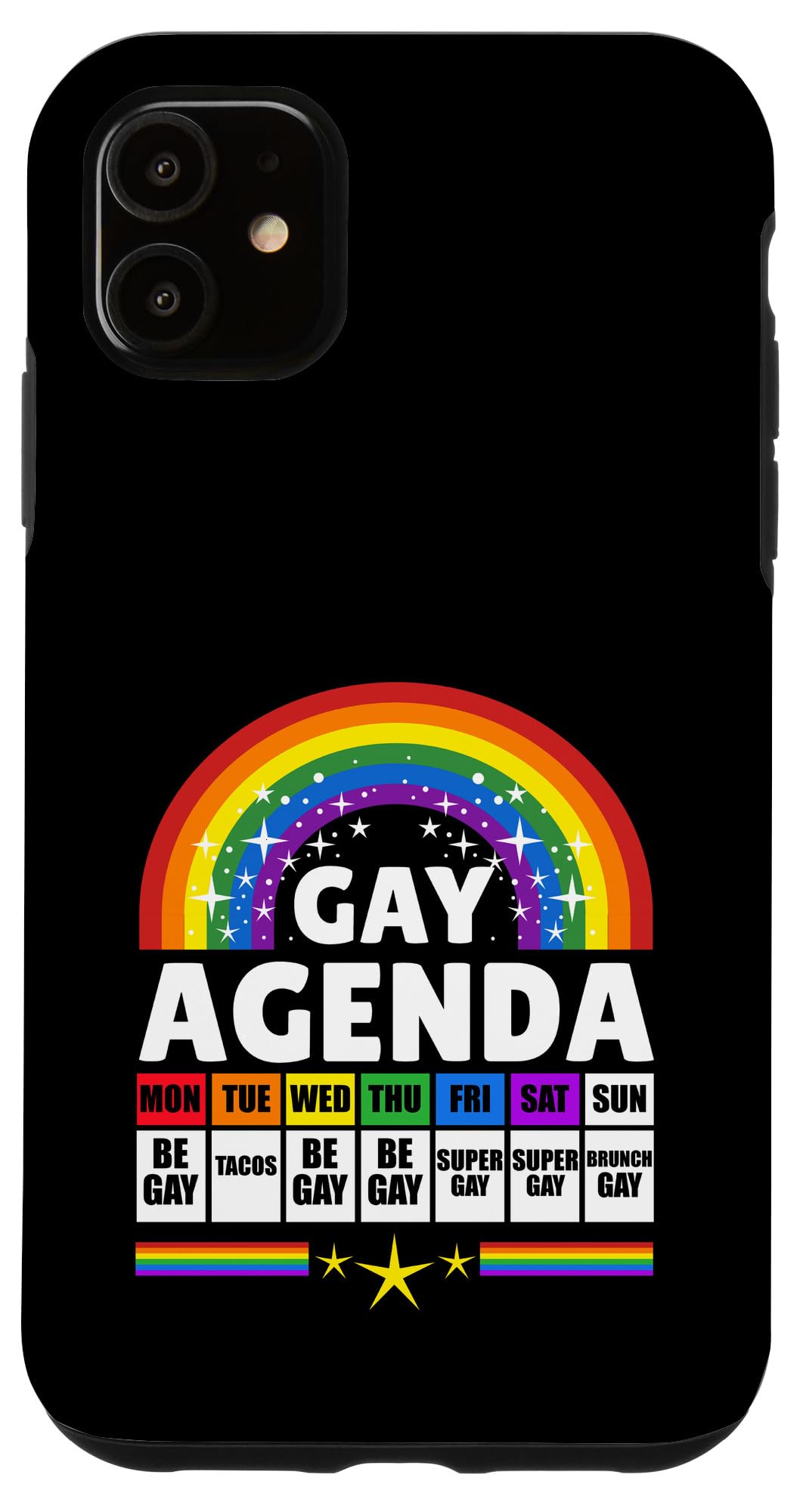 iPhone 11 Case - Rainbow LGBT Pride Protective Cover for Gay Rights Support | Perfect for Pride Month, LGBTQ+ Events & Everyday Use