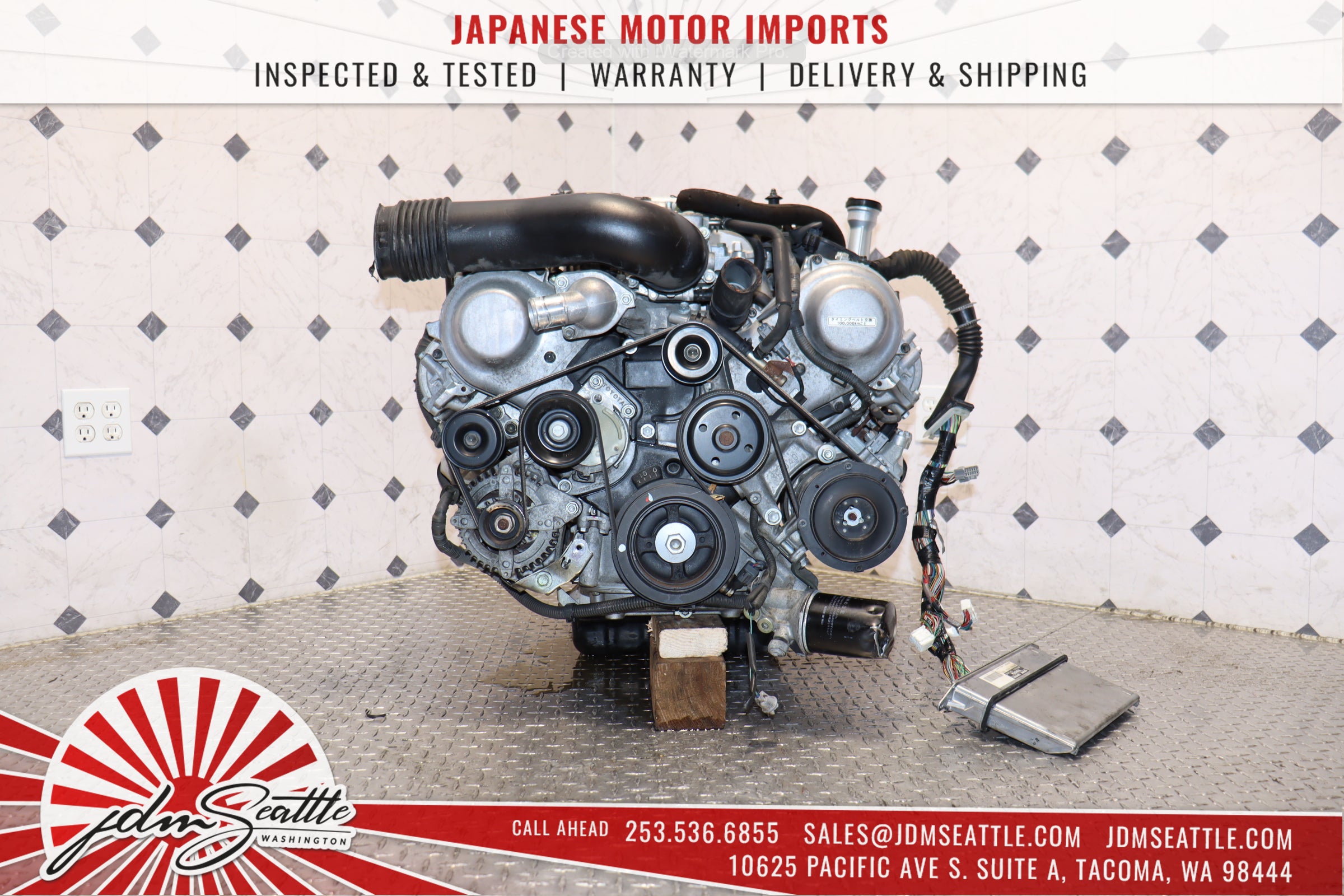 JDM 3UZ FE VVTi 4.3L V8 Engine for 2001-2005 Lexus LS430 GS430 SC430 RWD - High Performance Replacement Engine for Smooth Driving & Racing