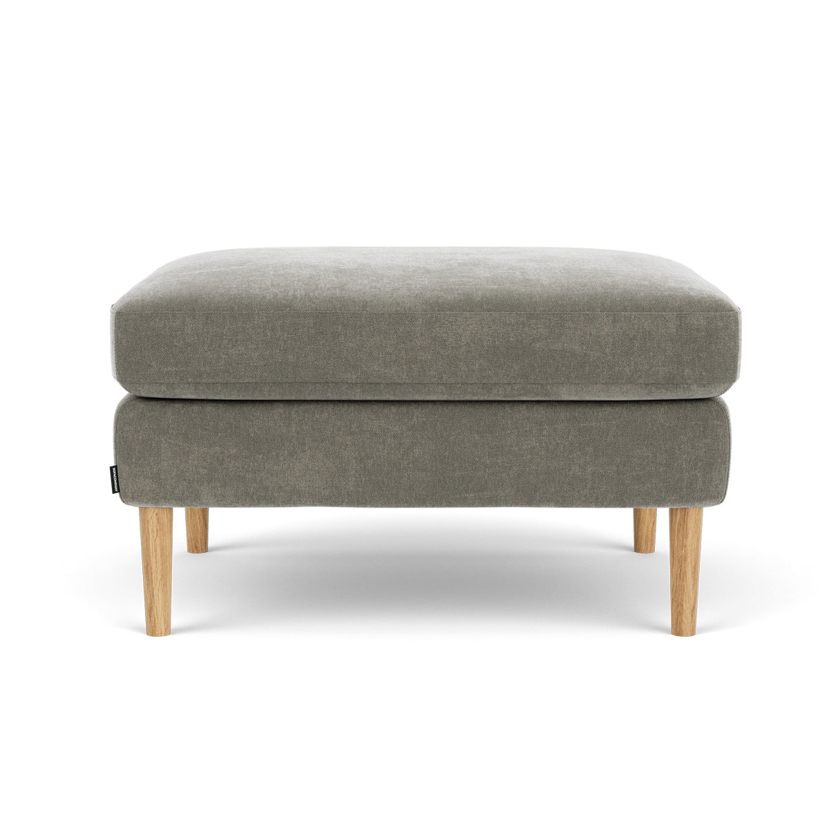 Astha Fabric Ottoman Stool - Soft Round Storage Pouf with Removable Cover for Living Room, Bedroom & Nursery - Perfect for Extra Seating & Home Decor