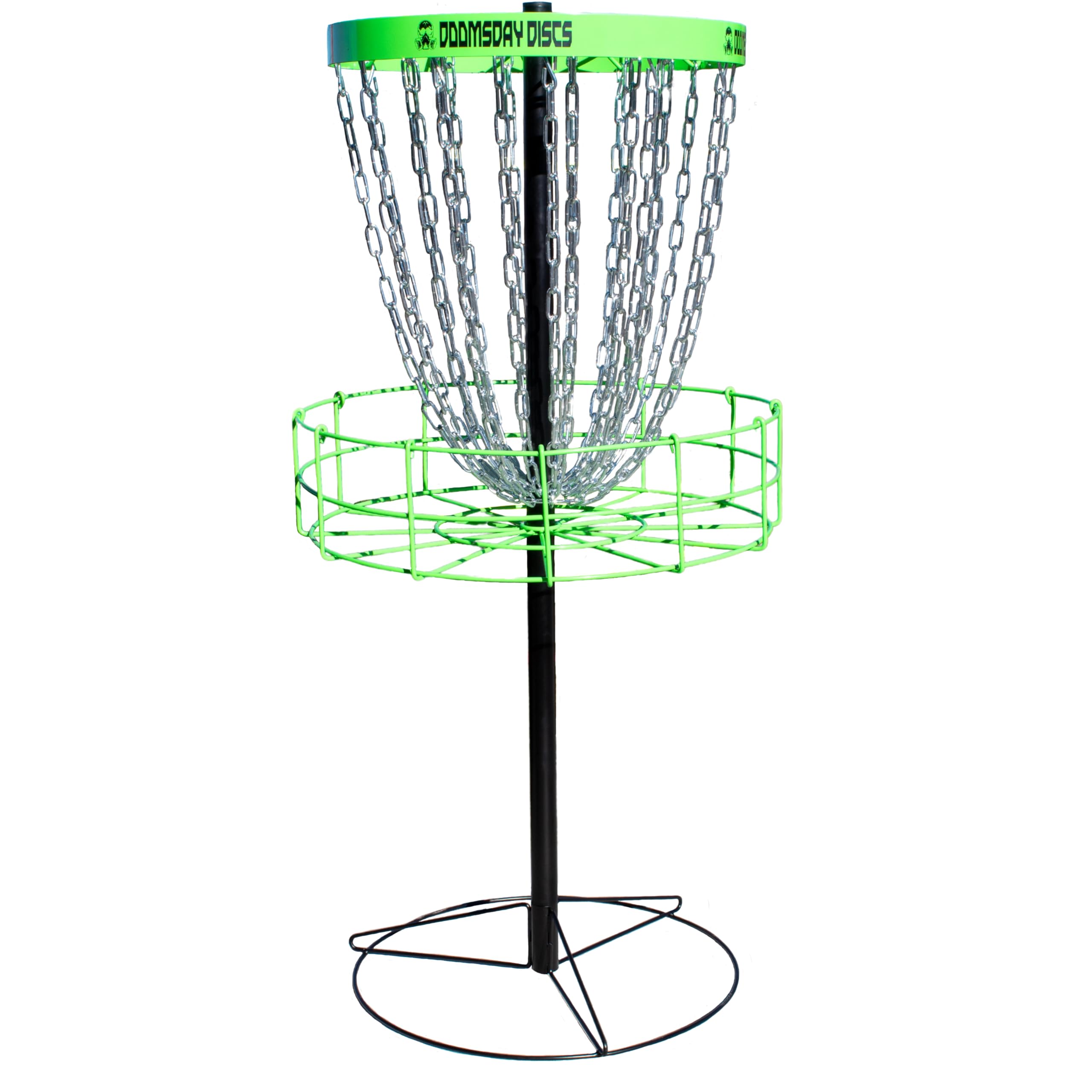 Doomsday Discs Disc Golf Lite Practice Basket - Lightweight Portable Disc Golf Target for Backyard, Park & Travel | Perfect for Beginners & Professionals