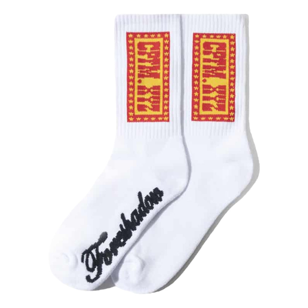 Anti Social Social Club x CPFM White Socks - Unisex Streetwear Socks for Casual Wear & Sneaker Fashion