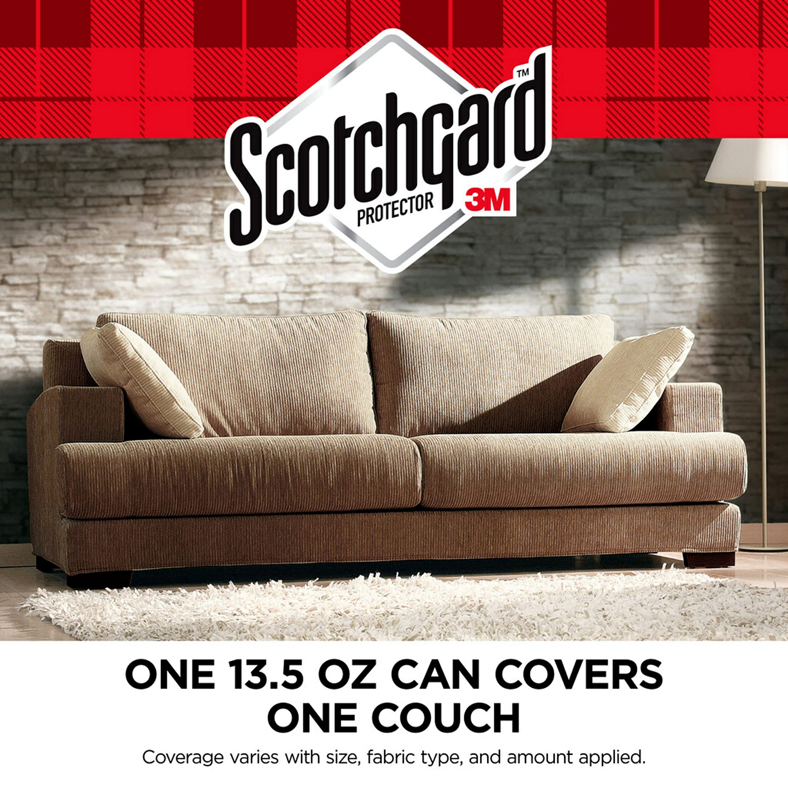 Scotchgard Fabric Water Shield - 13.5 oz Water Repellent Spray for Furniture, Shoes, Pillows & More | Long-Lasting Protection | Ideal for Sofas, Car Seats, Outdoor Gear & Home Decor