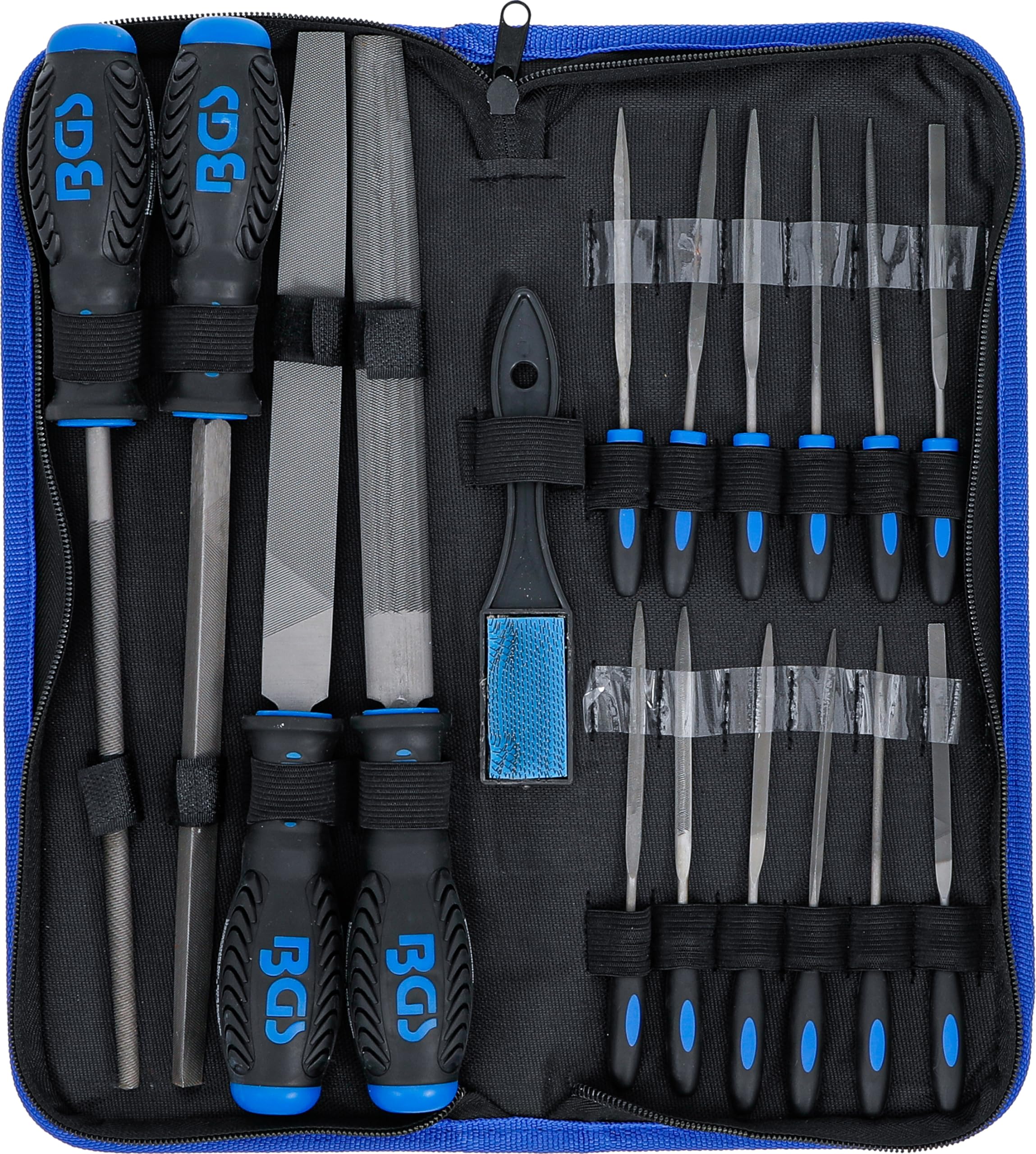 BGS 72119 Professional 17-Piece Workshop File and Needle File Set - Precision Tools for Metalworking, Woodworking & DIY Projects