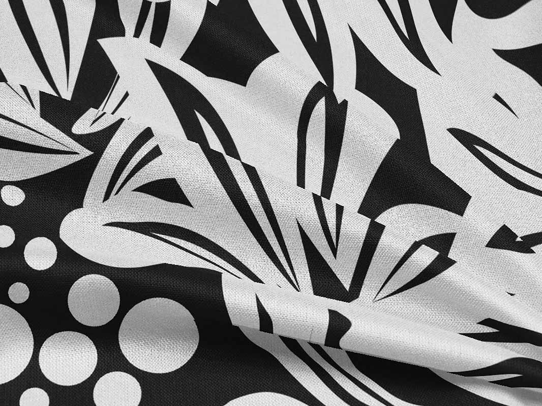 oneOone Rayon White Floral Printed Fabric - 56 Inch Wide Sewing Material for DIY Clothing, Dresses & Home Decor | Premium Quality by The Yard