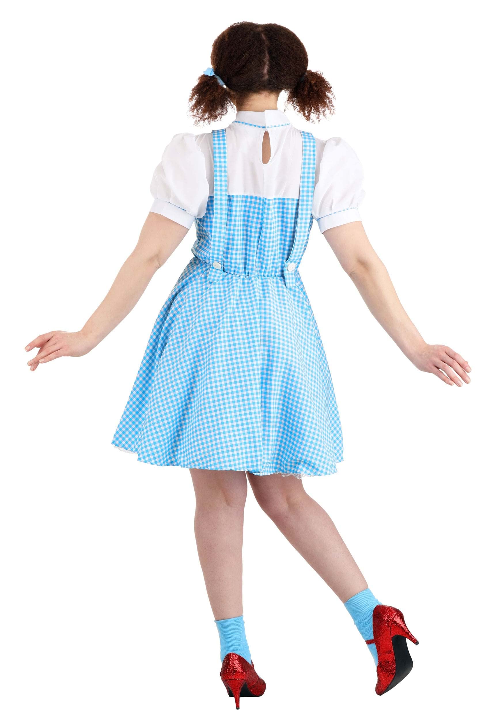 Wizard of Oz Dorothy Costume for Women - Kansas Girl Blue Dress for Movie Cosplay, Halloween & School Plays | Perfect for Halloween Parties, Cosplay Events & Theatrical Performances