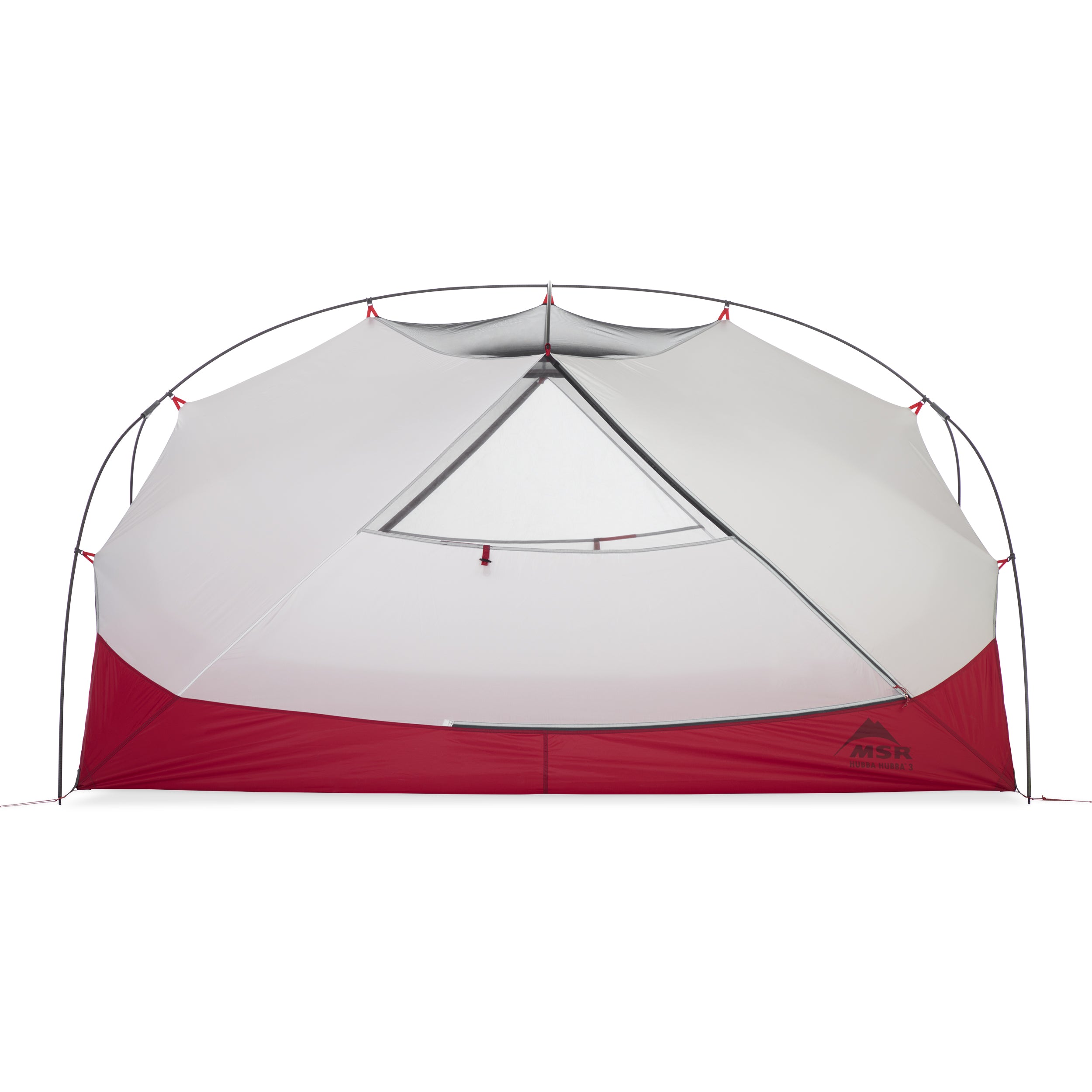 MSR Hubba Hubba 3-Person Lightweight Backpacking Tent - Ultralight Camping Shelter for Hiking, Backpacking & Outdoor Adventures | Waterproof & Windproof 3-Season Tent