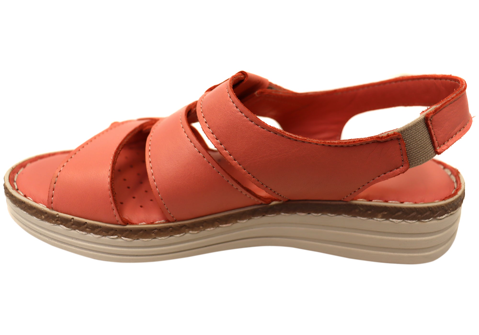 Orizonte Capraia Women's Comfortable Leather Sandals - European Style Summer Casual Shoes for Beach, Vacation & Everyday Wear