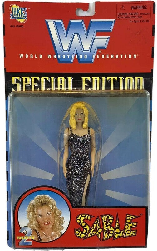 1998 WWF Jakks Pacific Special Edition Series 2 Sable Wrestling Action Figure - Exclusive Collectible for WWF Fans & Toy Collectors - Perfect for Display, Gifts, and Nostalgic Wrestling Memorabilia