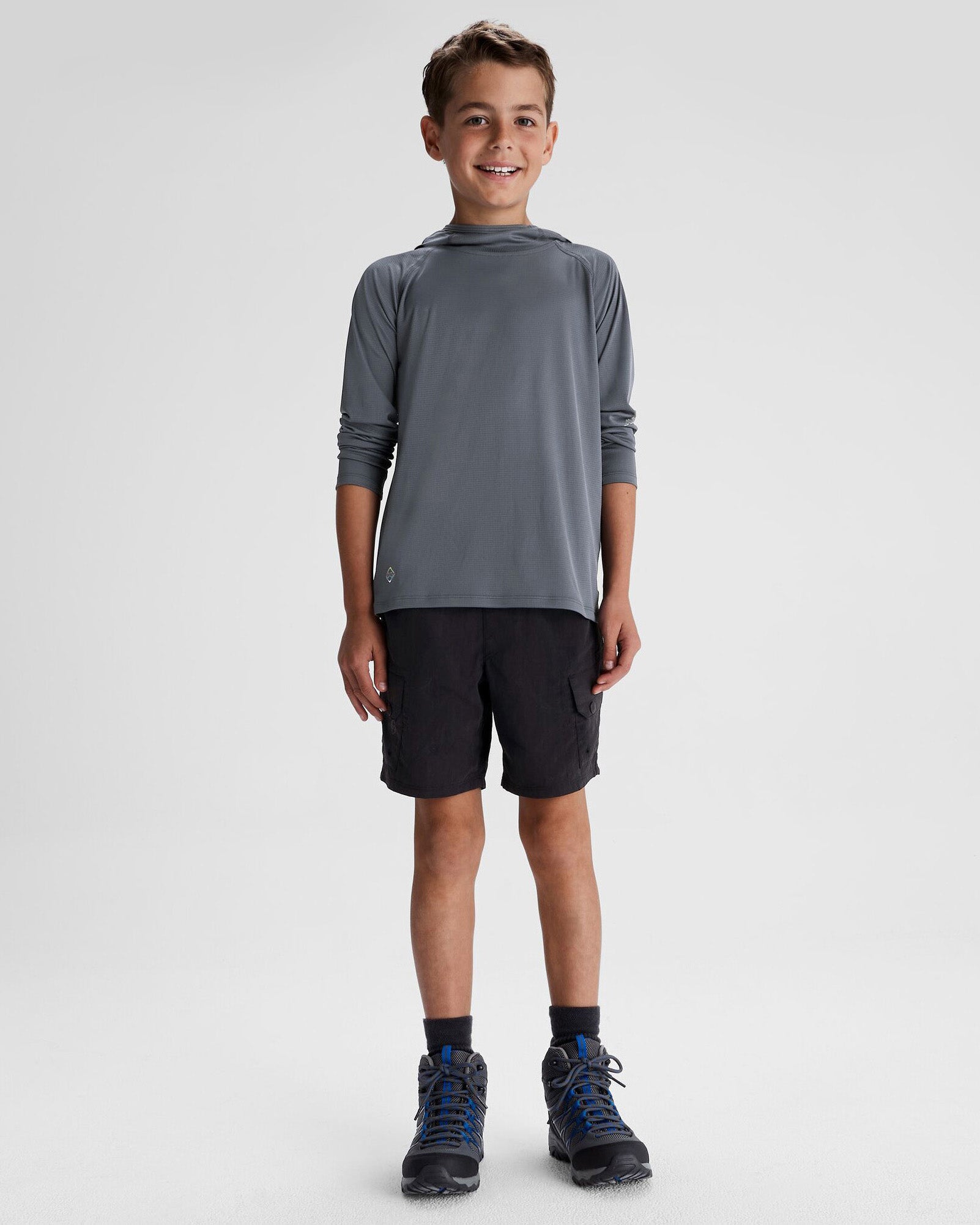 Boys' EVRY Day Cargo Shorts - Comfortable Stretch Fabric with Multiple Pockets | Black | Perfect for School, Outdoor Play & Summer Activities