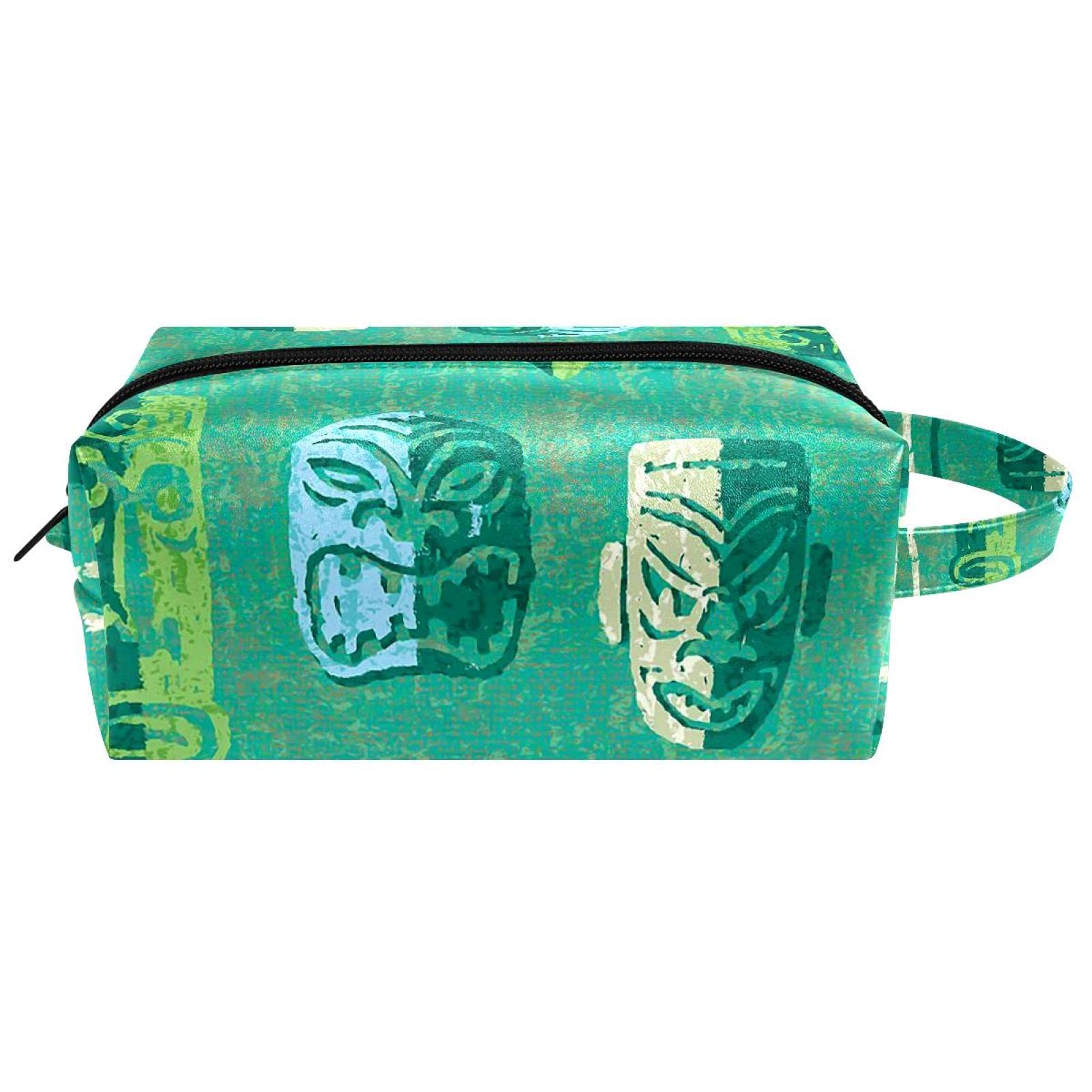 Waterproof Portable Cosmetic Bag for Women - Roomy Travel Makeup Organizer with Mid-Century Design - Perfect for Travel, Gym, and Everyday Use