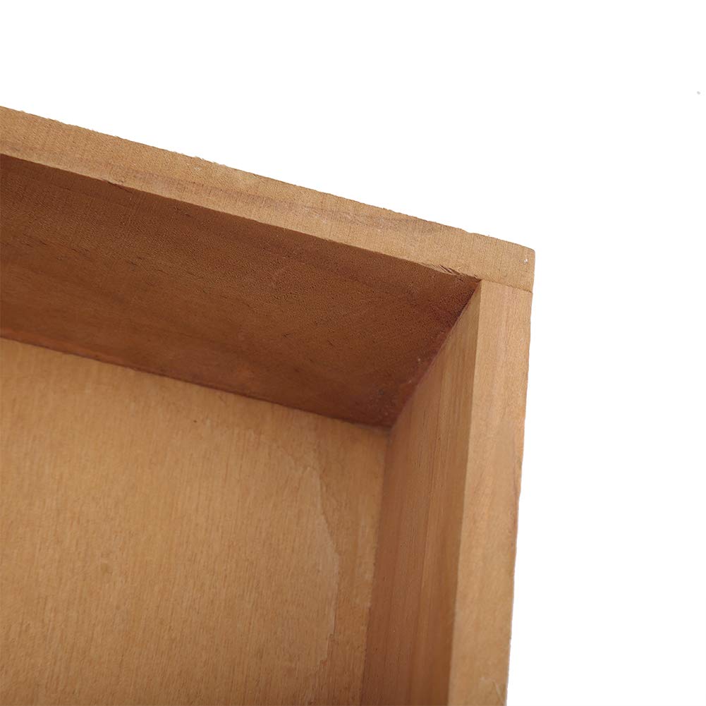 Vintage Wooden Succulent Planter Box - Distressed Mini Square Flower Pot for Plants, Pencil Holder & Home Decor - Perfect for Desktop, Office, and Indoor Gardening Gifts
