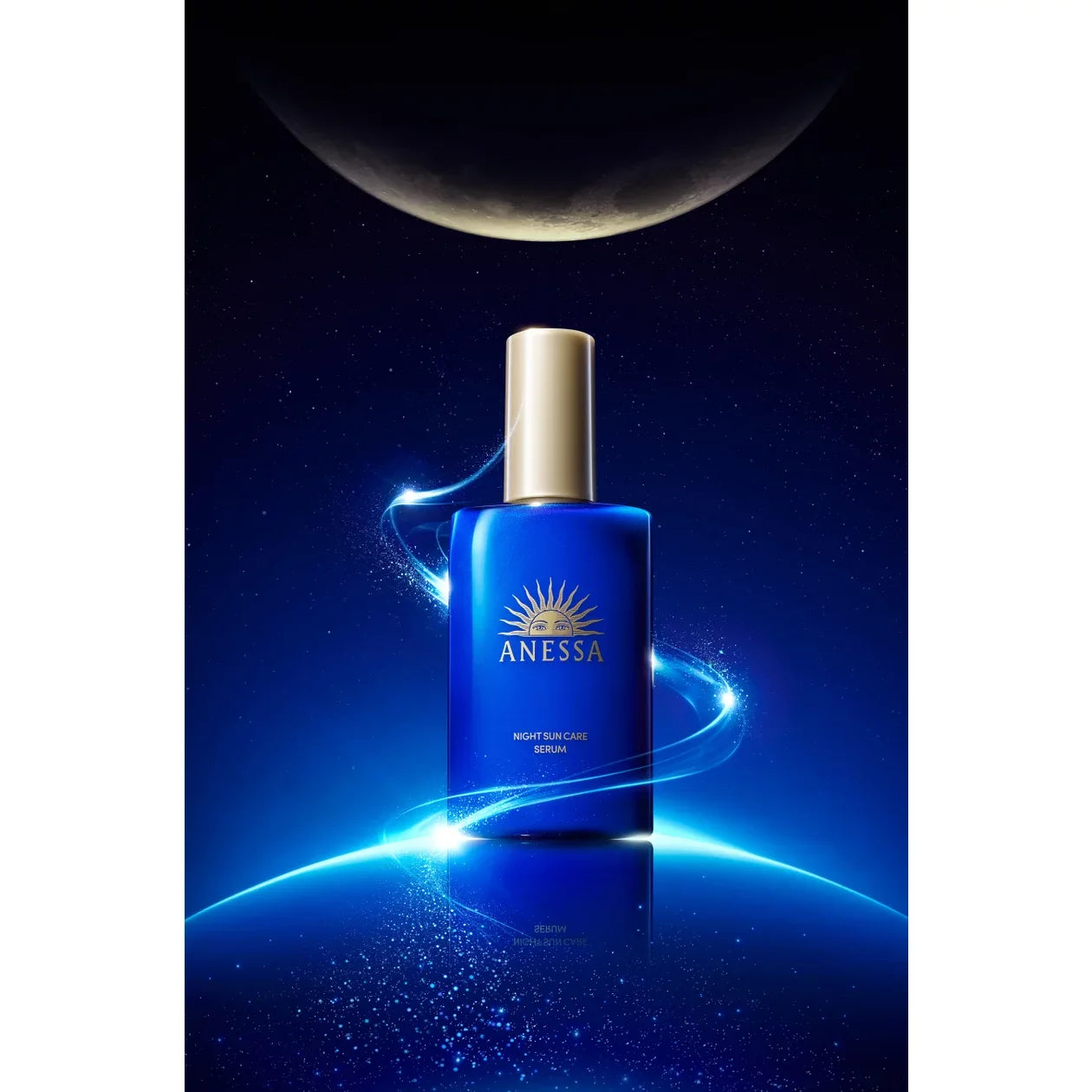 Anessa Sun Care Repair Serum Overnight Face & Body Moisturizer 180ml - Hydrating & Soothing After Sun Care for Dry Skin - Perfect for Post-Sun Exposure, Travel & Beach Days