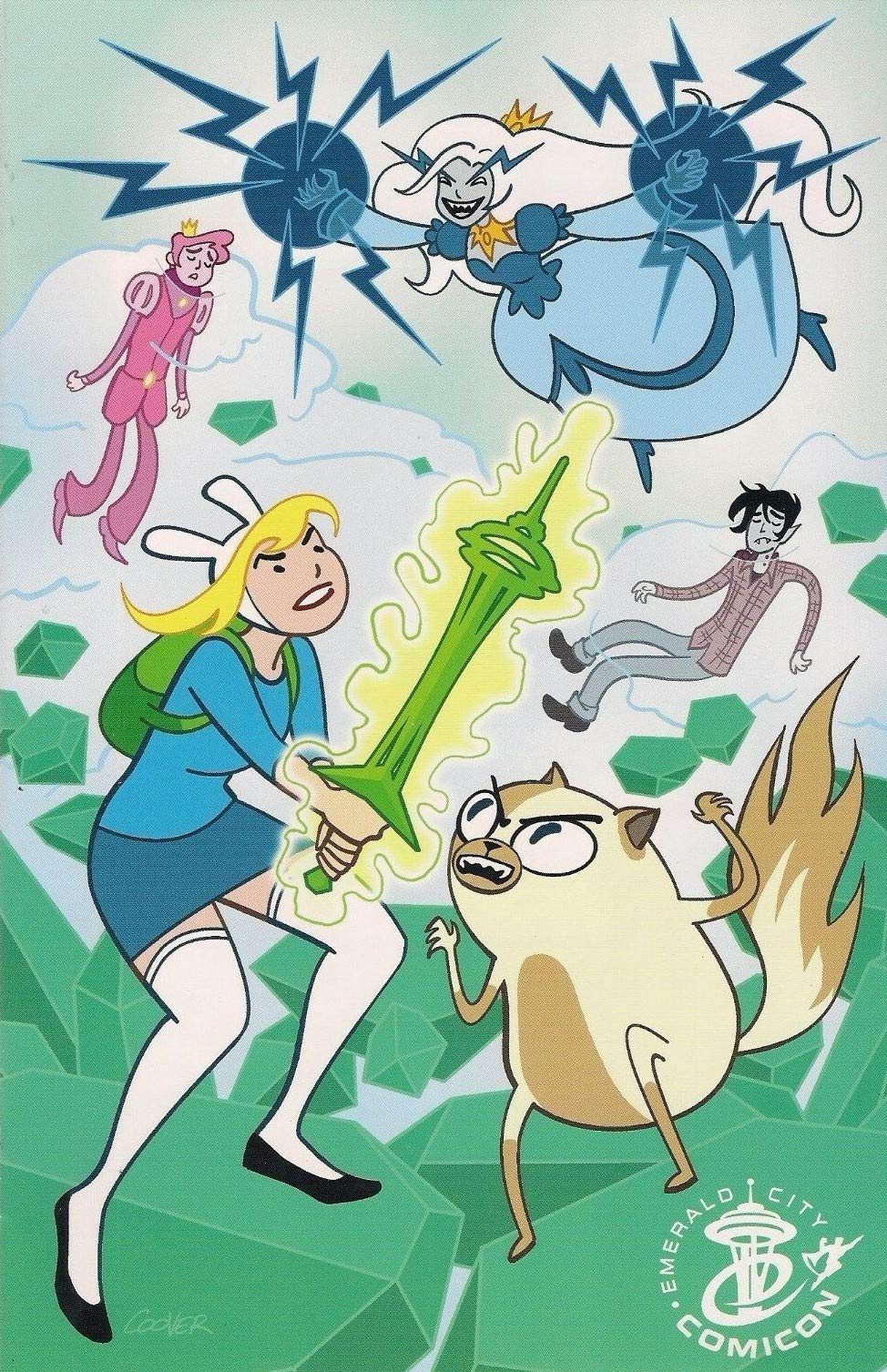 Adventure Time with Fionna and Cake #10 VF Boom! Comics - Emerald City Comicon Variant | Collectible Comic Book for Fans, Gifts, and Pop Culture Enthusiasts