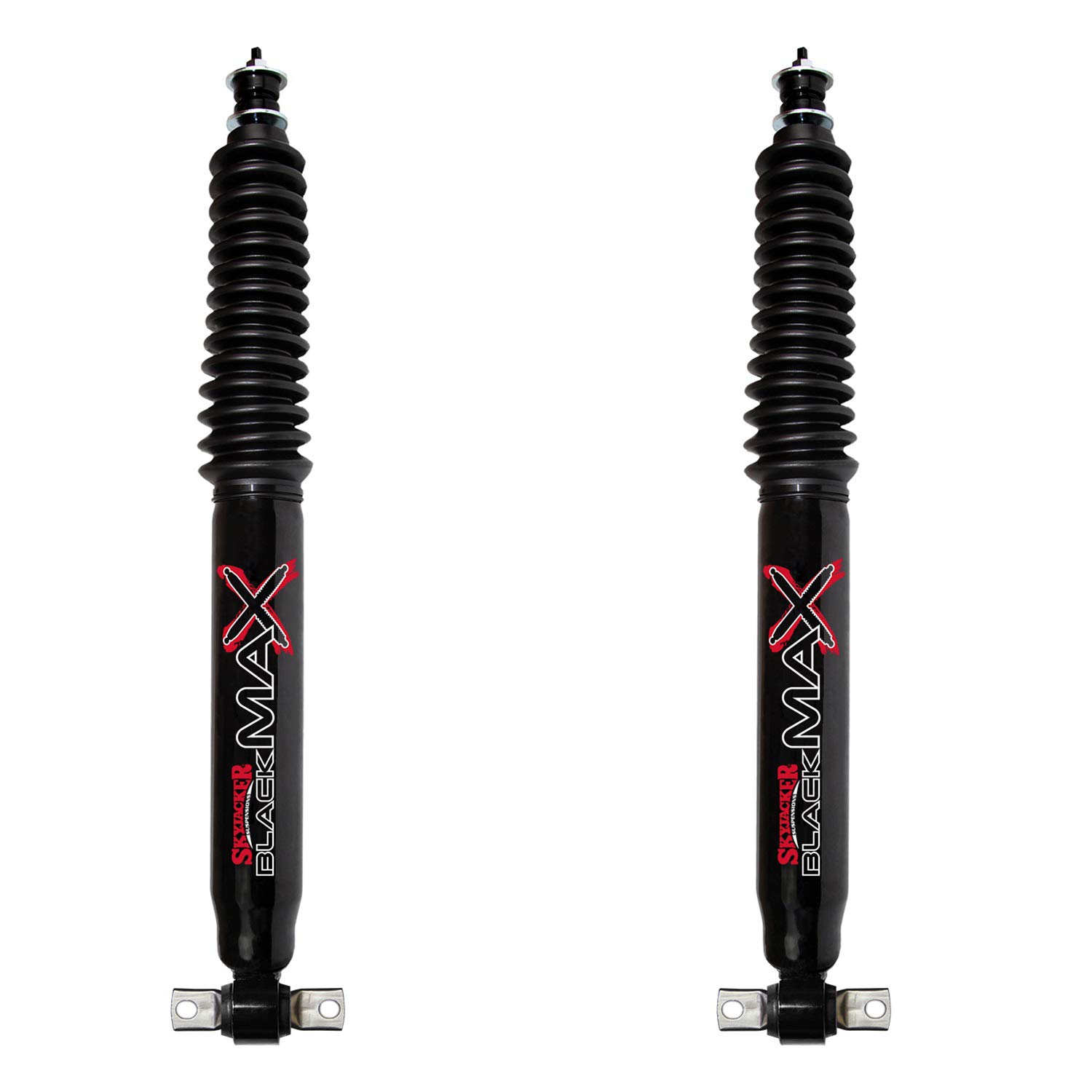 Skyjacker Black MAX Shocks Front Pair for 2003-2011 Dodge Ram 2500 RWD with 1-2.5