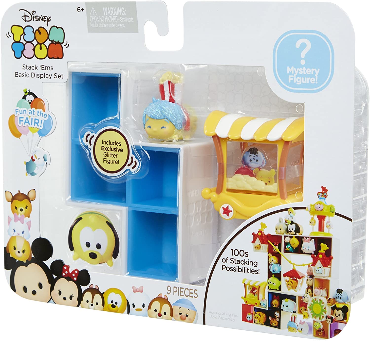 Disney Tsum Tsum Fun At The Movies Basic Display Playset - Blue Collectible Toy Set for Kids & Disney Fans | Perfect for Playtime, Movie Nights & Disney Themed Parties