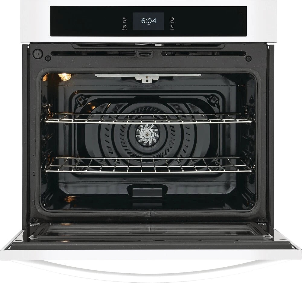 Frigidaire FCWS3027AW 30 Inch Single Electric Wall Oven - White Built-in Oven for Modern Kitchens, Baking & Roasting