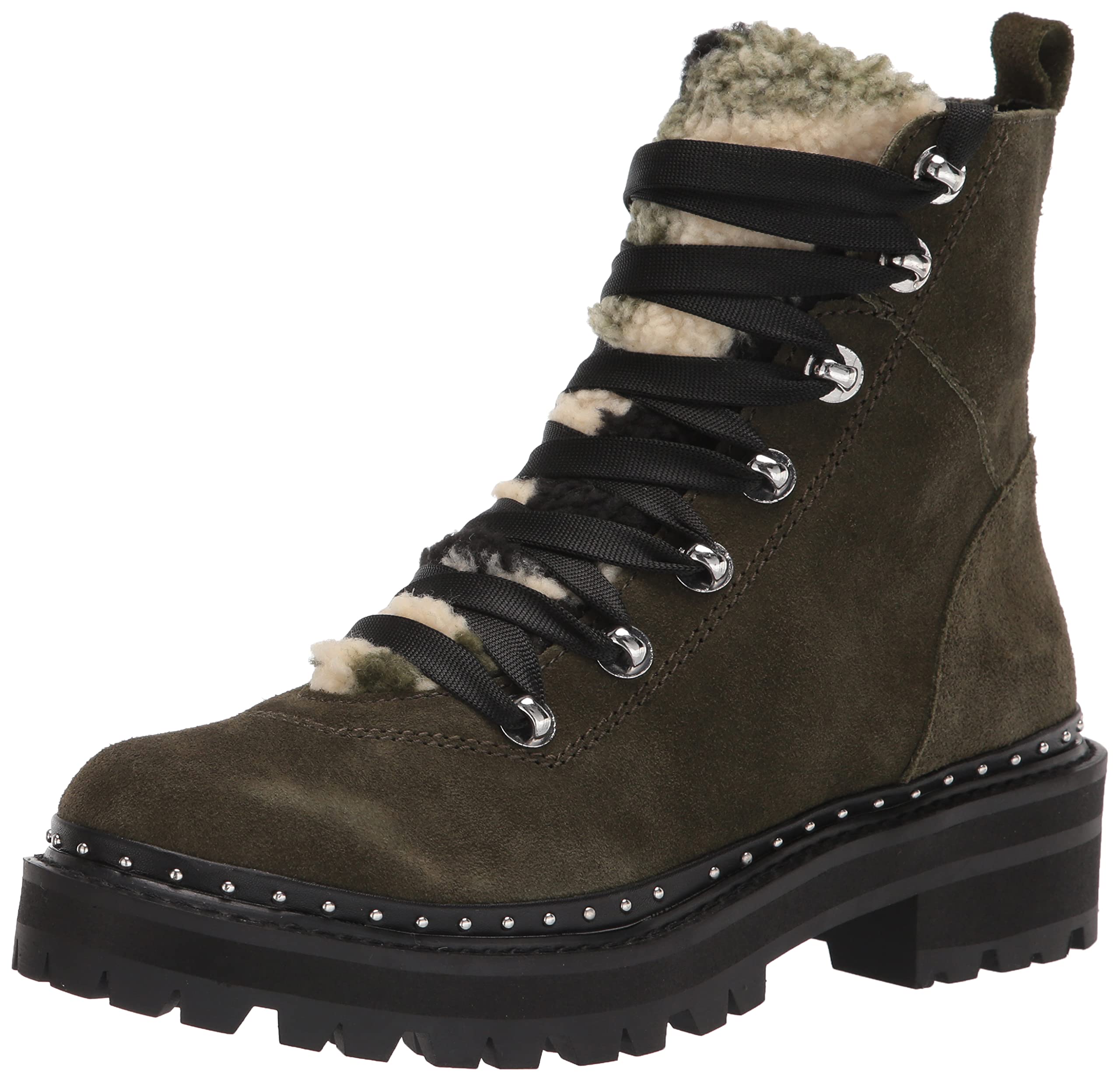 Steve Madden Women's Rainier Fashion Boots - Waterproof Ankle Booties for Women, Chunky Heel Winter Boots with Side Zipper | Perfect for Office, Dating & Casual Outfits