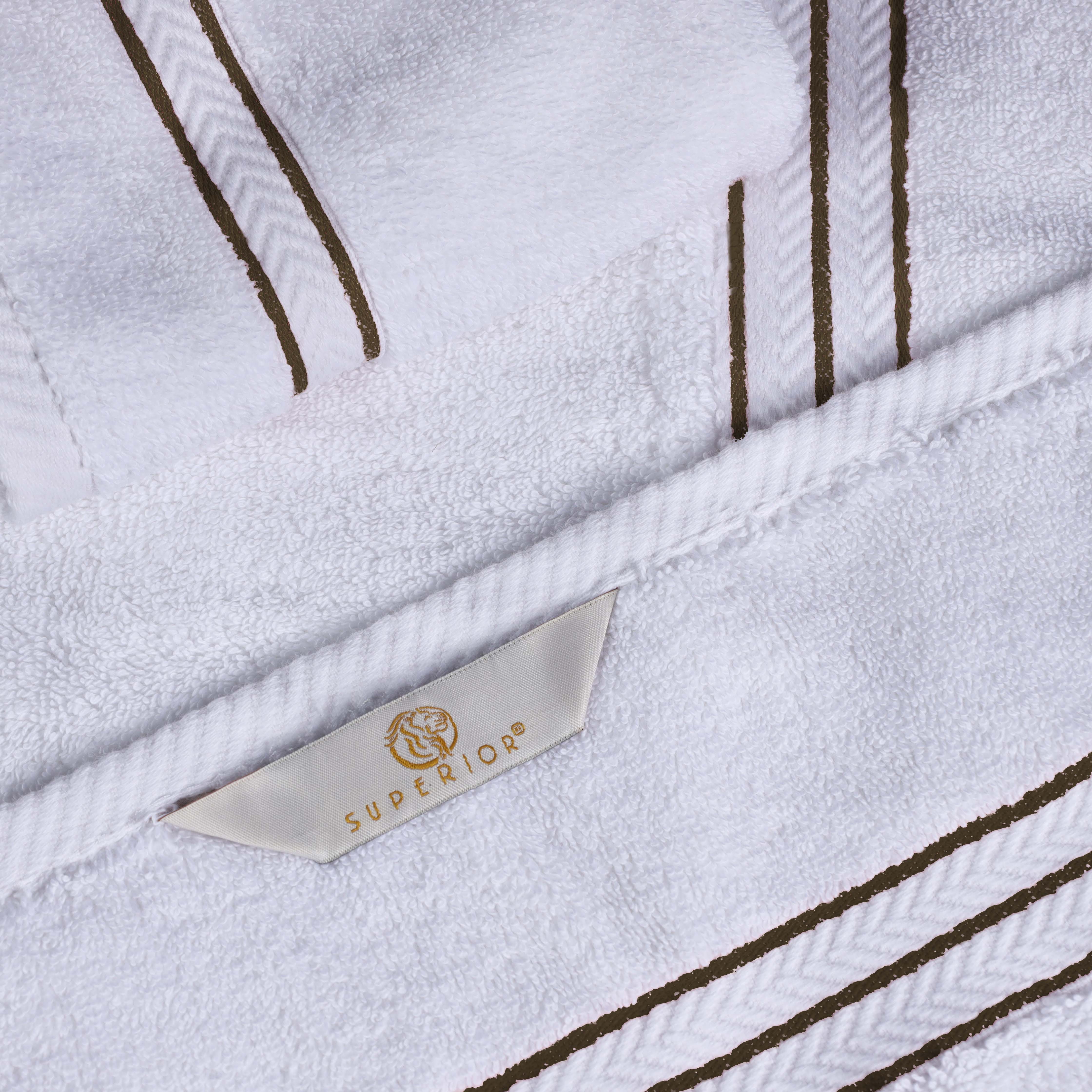 Premium Turkish Cotton Ultra Plush 8-Piece Bath Towel Set - Super Absorbent, Soft & Luxurious for Spa, Bathroom, and Beach Use