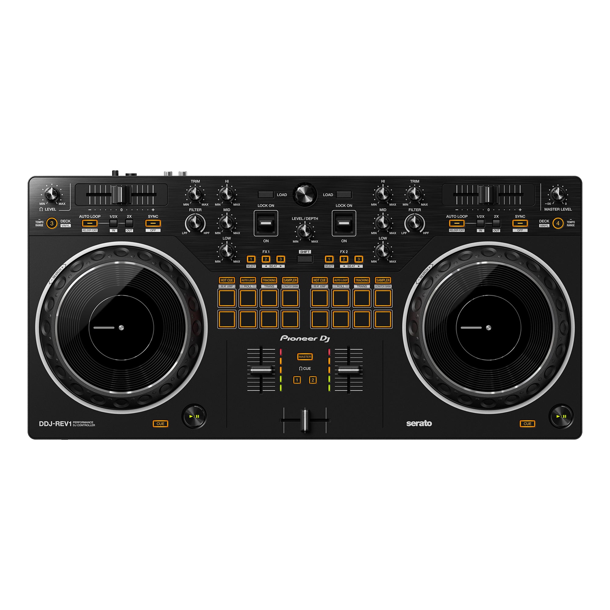 Pioneer DJ DDJ-REV1 DJ Controller for Serato DJ Pro - Professional DJ Equipment for Mixing & Scratching - Perfect for Home, Club & Mobile DJs