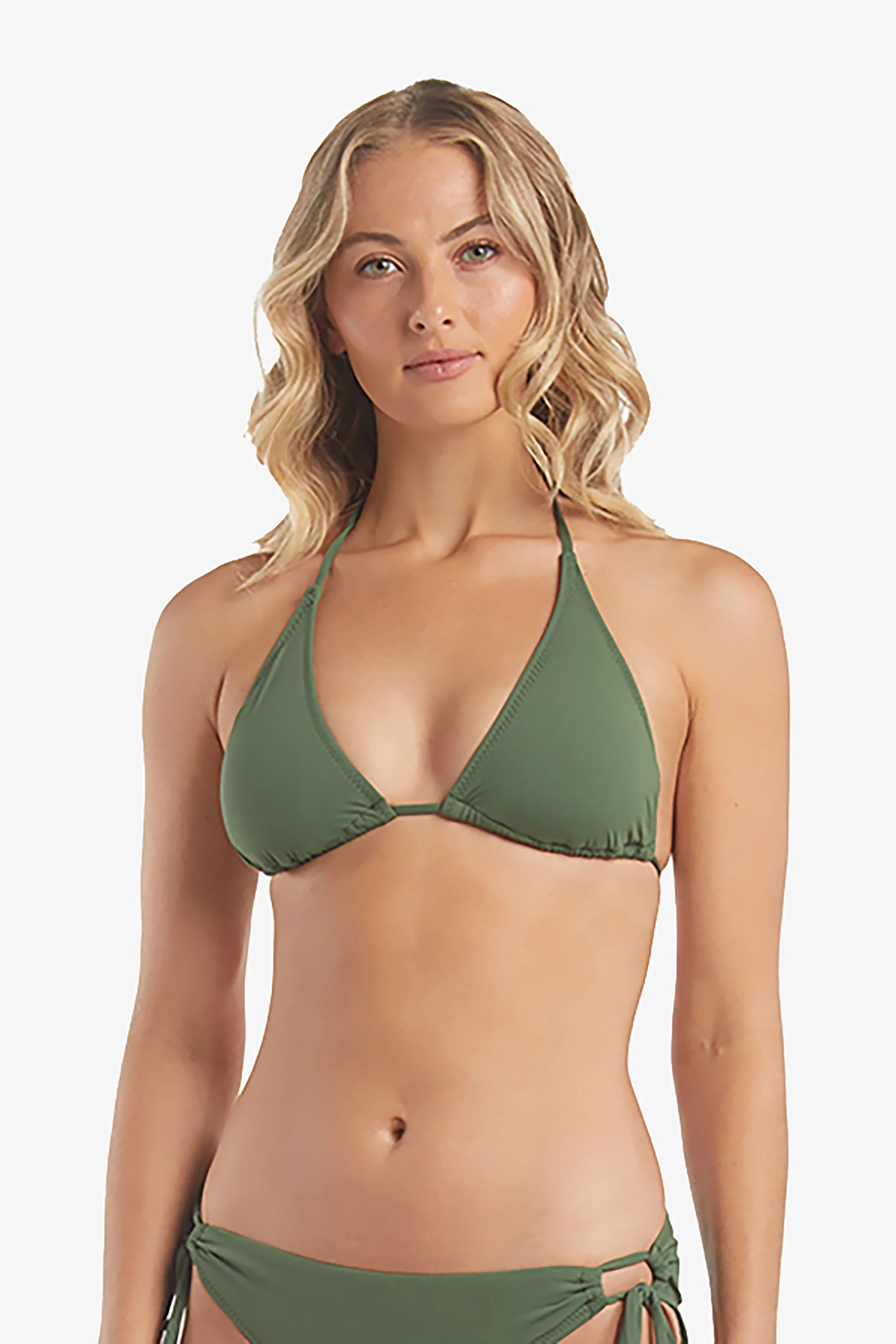 Textured String Bikini Top for Women - Sexy Swimwear for Beach, Pool & Summer Vacation | Trendy Fatigue Design for Sunbathing & Water Sports