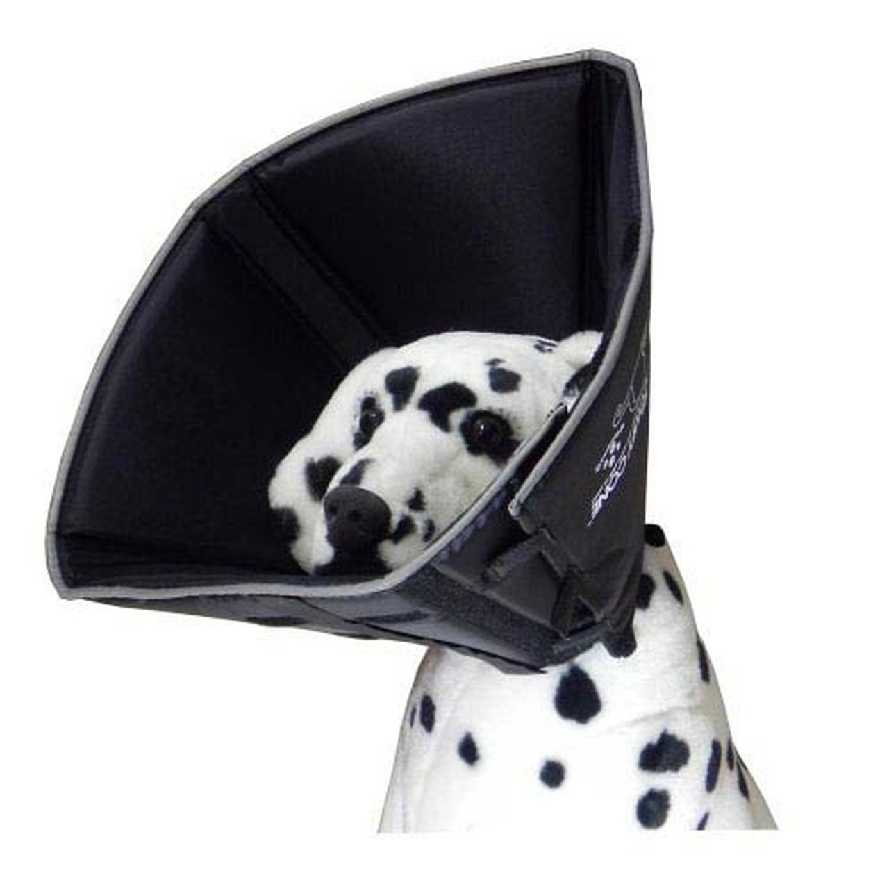 The Comfy Cones Black - Soft & Cozy Pet Recovery Collar for Dogs & Cats - Perfect for Post-Surgery, Wound Protection & Stress Relief