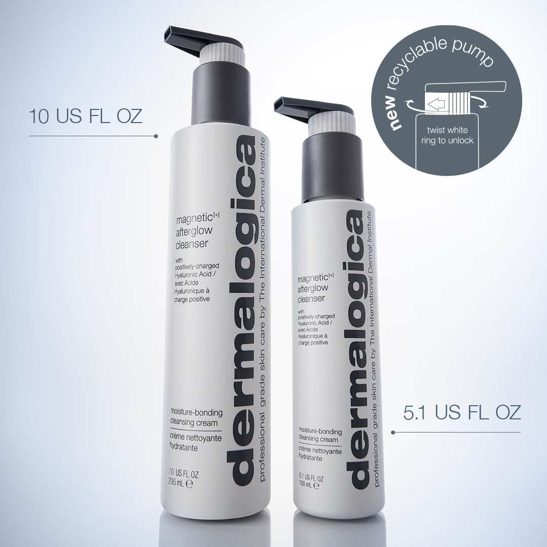 Magnetic Afterglow Cleanser - Deep Pore Cleansing & Skin Brightening for Glowing Skin | Perfect for Daily Skincare & Nighttime Routine