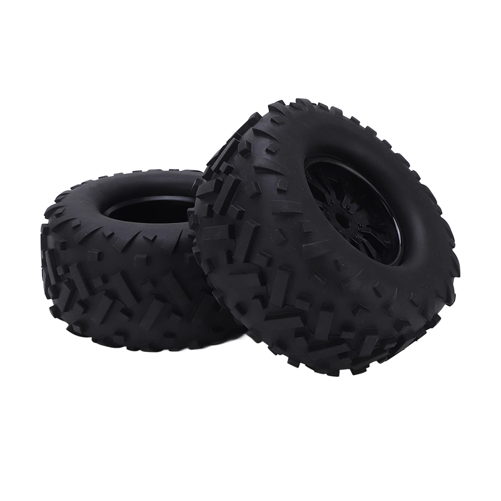SUNGOOYUE 1/8 Scale RC Car Wheels & Tires - 2PCS 170mm Diameter Off-Road Tires with 17mm Hex Hub for Traxxas, Redcat, HPI - Perfect for Bashing, Crawling & Off-Road Racing