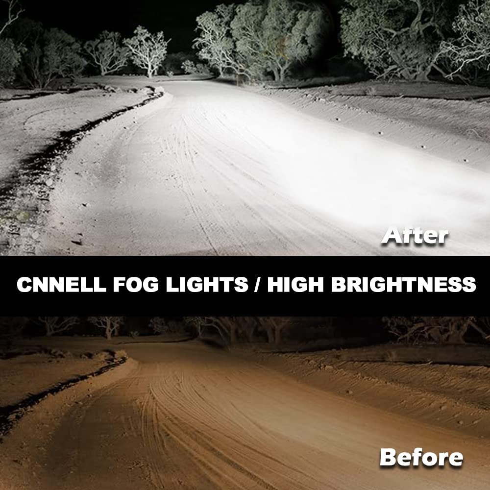 High-Performance LED Fog Lights for Dodge Ram 1500 (2002-2008) & Ram 2500/3500 (2003-2009) - Durable Off-Road Lighting for Night Driving & Foggy Conditions